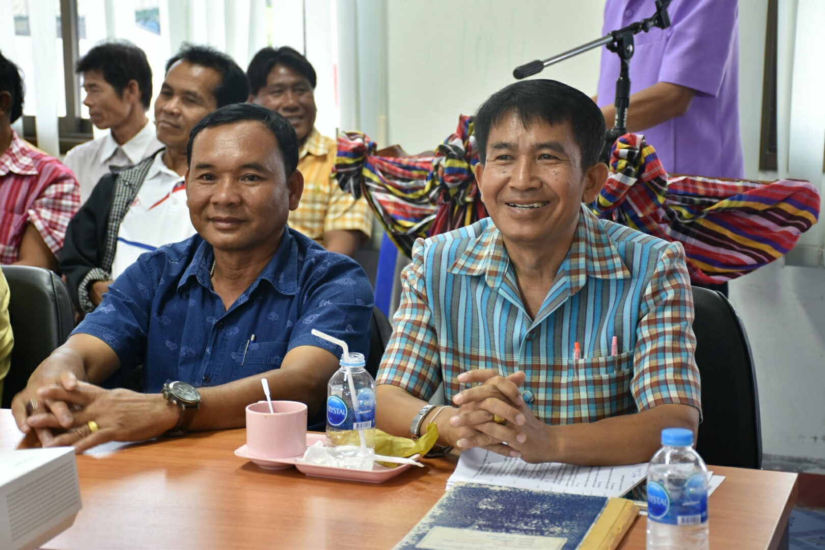 25 พฤษภาคม 2561 การตรวจเยี่ยมการดำเนินงานสารสนเทศตำบลต้นแบบเพื่อการพัฒนาคุณภาพชีวิต ตำบลหนองทุ่ม อ.วาปีปทุม และหมู่บ้านสารสนเทศต้นแบบเพื่อการพัฒนาคุณภาพชีวิต บ้านหนองเผือก หมู่ที่ 3 ตำบลหนองทุ่ม อำเภอวาปีปทุม