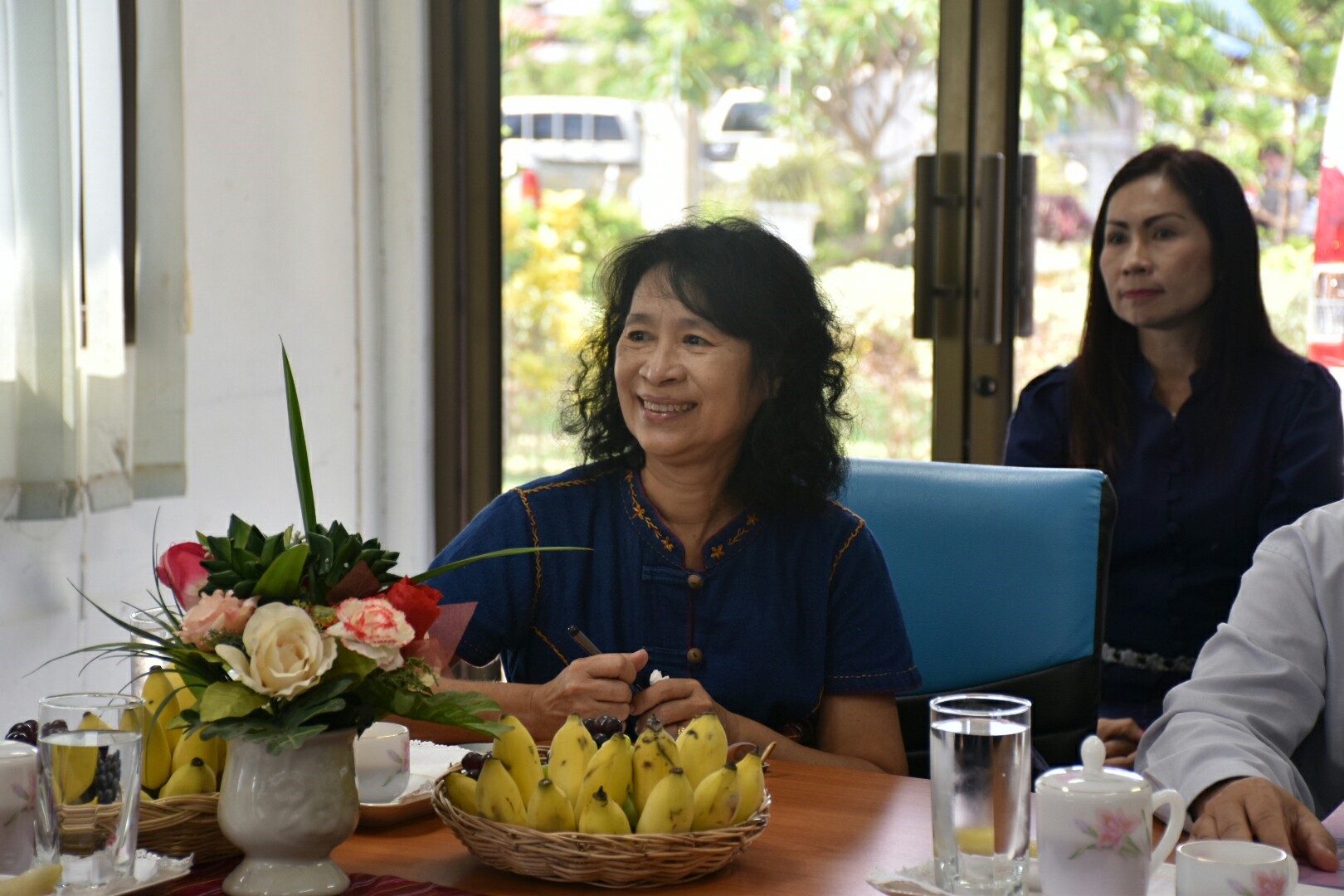 25 พฤษภาคม 2561 การตรวจเยี่ยมการดำเนินงานสารสนเทศตำบลต้นแบบเพื่อการพัฒนาคุณภาพชีวิต ตำบลหนองทุ่ม อ.วาปีปทุม และหมู่บ้านสารสนเทศต้นแบบเพื่อการพัฒนาคุณภาพชีวิต บ้านหนองเผือก หมู่ที่ 3 ตำบลหนองทุ่ม อำเภอวาปีปทุม