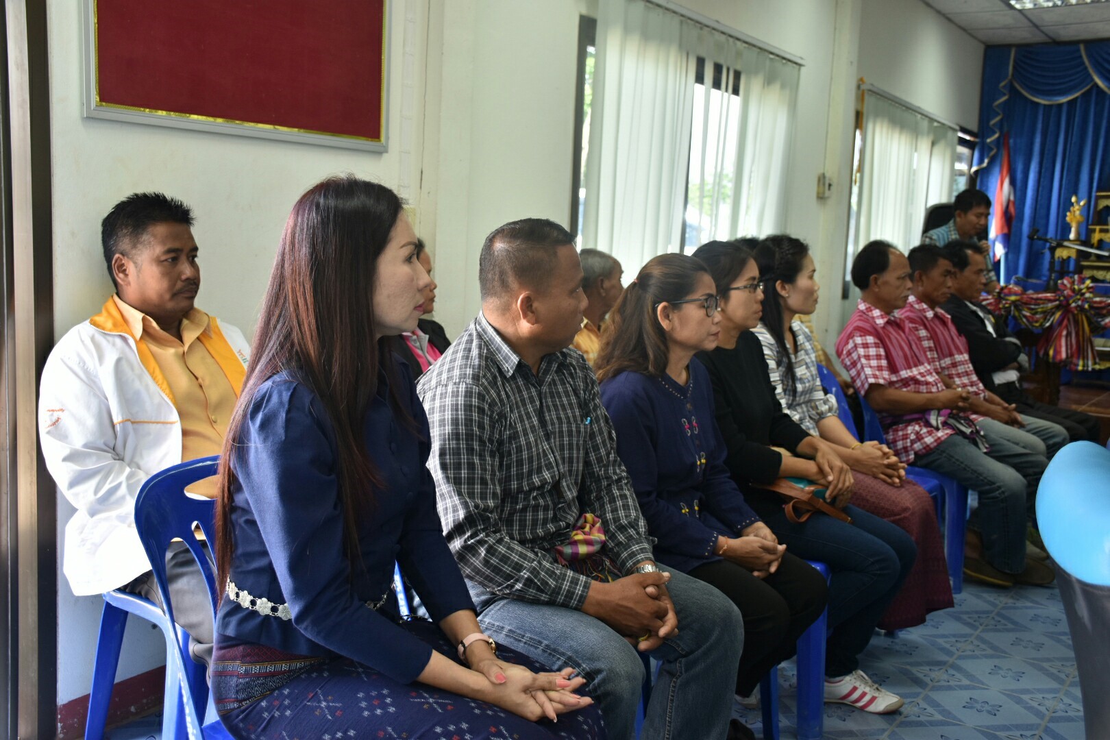 25 พฤษภาคม 2561 การตรวจเยี่ยมการดำเนินงานสารสนเทศตำบลต้นแบบเพื่อการพัฒนาคุณภาพชีวิต ตำบลหนองทุ่ม อ.วาปีปทุม และหมู่บ้านสารสนเทศต้นแบบเพื่อการพัฒนาคุณภาพชีวิต บ้านหนองเผือก หมู่ที่ 3 ตำบลหนองทุ่ม อำเภอวาปีปทุม
