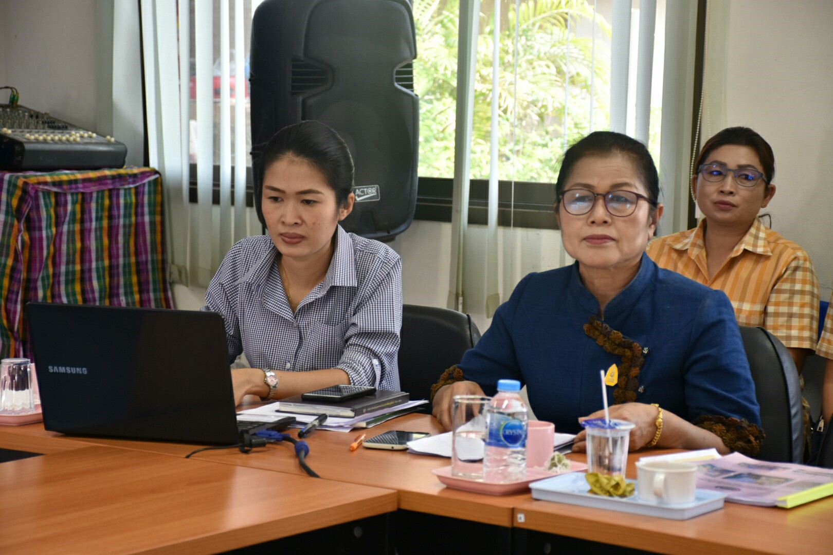 25 พฤษภาคม 2561 การตรวจเยี่ยมการดำเนินงานสารสนเทศตำบลต้นแบบเพื่อการพัฒนาคุณภาพชีวิต ตำบลหนองทุ่ม อ.วาปีปทุม และหมู่บ้านสารสนเทศต้นแบบเพื่อการพัฒนาคุณภาพชีวิต บ้านหนองเผือก หมู่ที่ 3 ตำบลหนองทุ่ม อำเภอวาปีปทุม