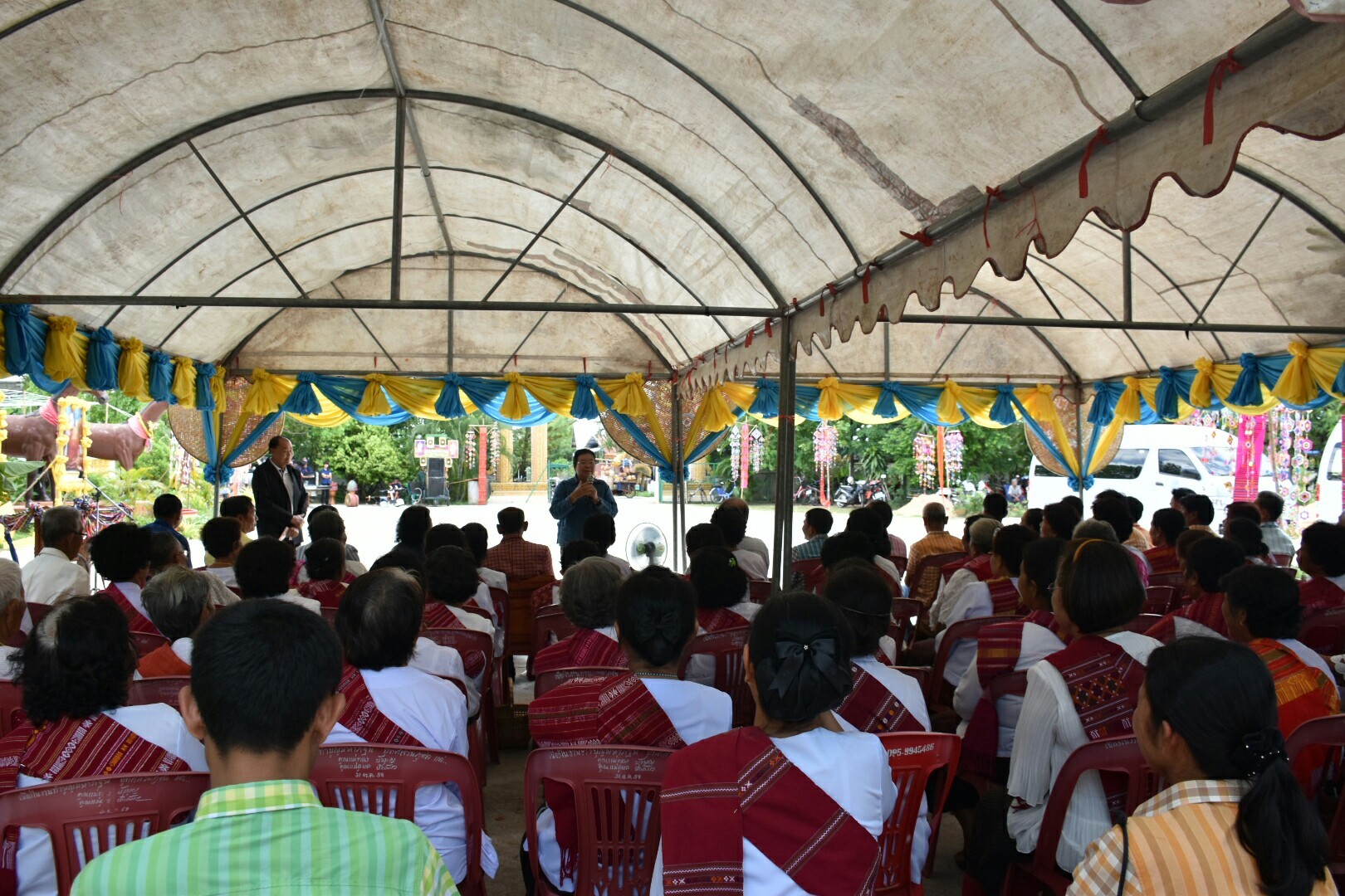 25 พฤษภาคม 2561 การตรวจเยี่ยมการดำเนินงานสารสนเทศตำบลต้นแบบเพื่อการพัฒนาคุณภาพชีวิต ตำบลหนองทุ่ม อ.วาปีปทุม และหมู่บ้านสารสนเทศต้นแบบเพื่อการพัฒนาคุณภาพชีวิต บ้านหนองเผือก หมู่ที่ 3 ตำบลหนองทุ่ม อำเภอวาปีปทุม