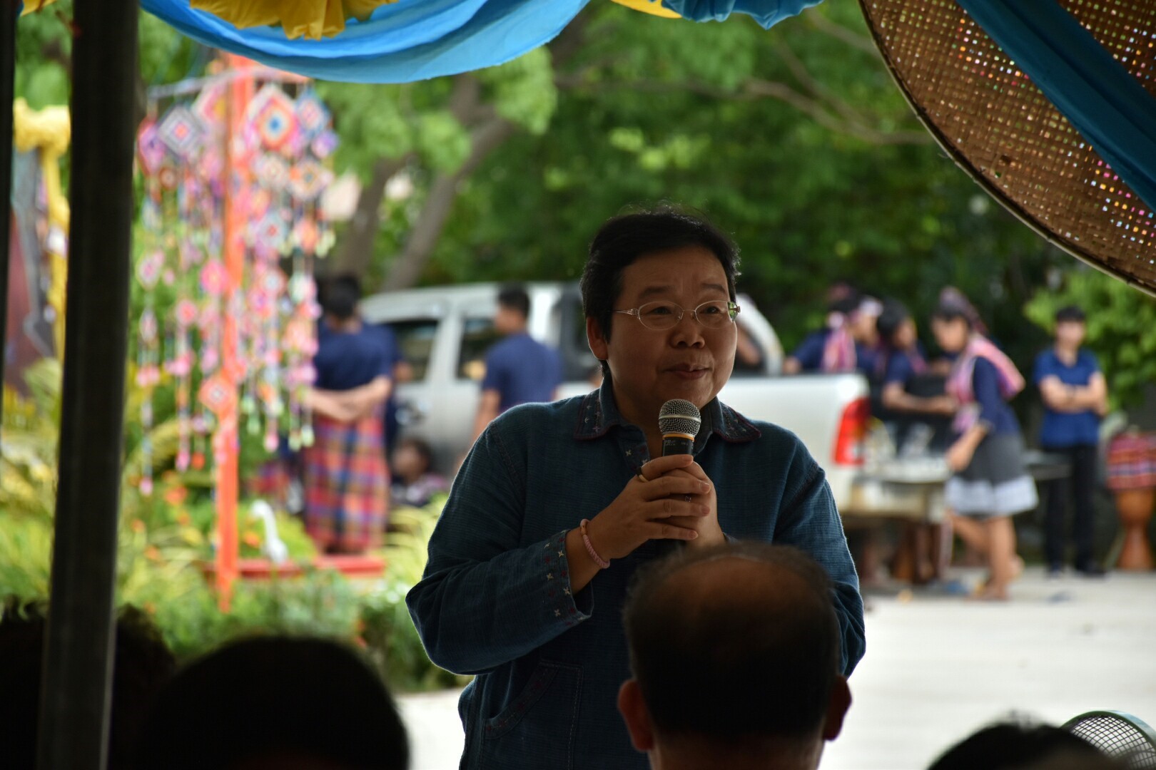 25 พฤษภาคม 2561 การตรวจเยี่ยมการดำเนินงานสารสนเทศตำบลต้นแบบเพื่อการพัฒนาคุณภาพชีวิต ตำบลหนองทุ่ม อ.วาปีปทุม และหมู่บ้านสารสนเทศต้นแบบเพื่อการพัฒนาคุณภาพชีวิต บ้านหนองเผือก หมู่ที่ 3 ตำบลหนองทุ่ม อำเภอวาปีปทุม