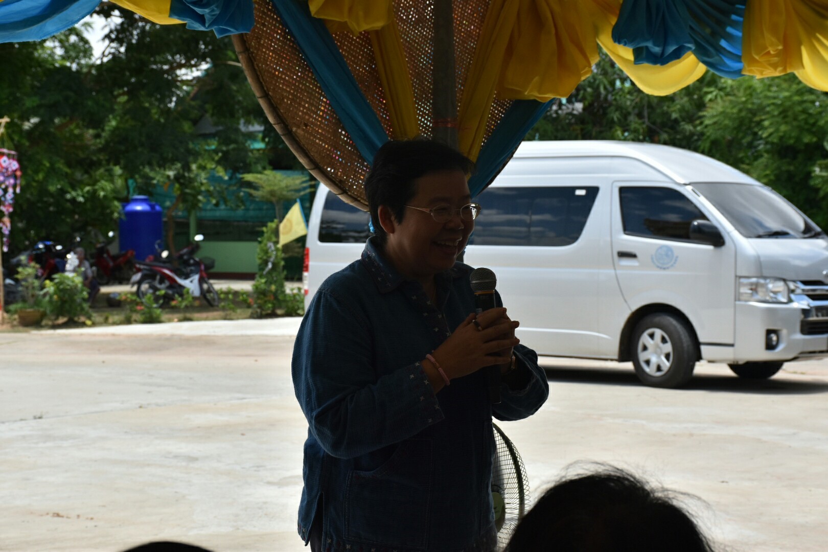 25 พฤษภาคม 2561 การตรวจเยี่ยมการดำเนินงานสารสนเทศตำบลต้นแบบเพื่อการพัฒนาคุณภาพชีวิต ตำบลหนองทุ่ม อ.วาปีปทุม และหมู่บ้านสารสนเทศต้นแบบเพื่อการพัฒนาคุณภาพชีวิต บ้านหนองเผือก หมู่ที่ 3 ตำบลหนองทุ่ม อำเภอวาปีปทุม