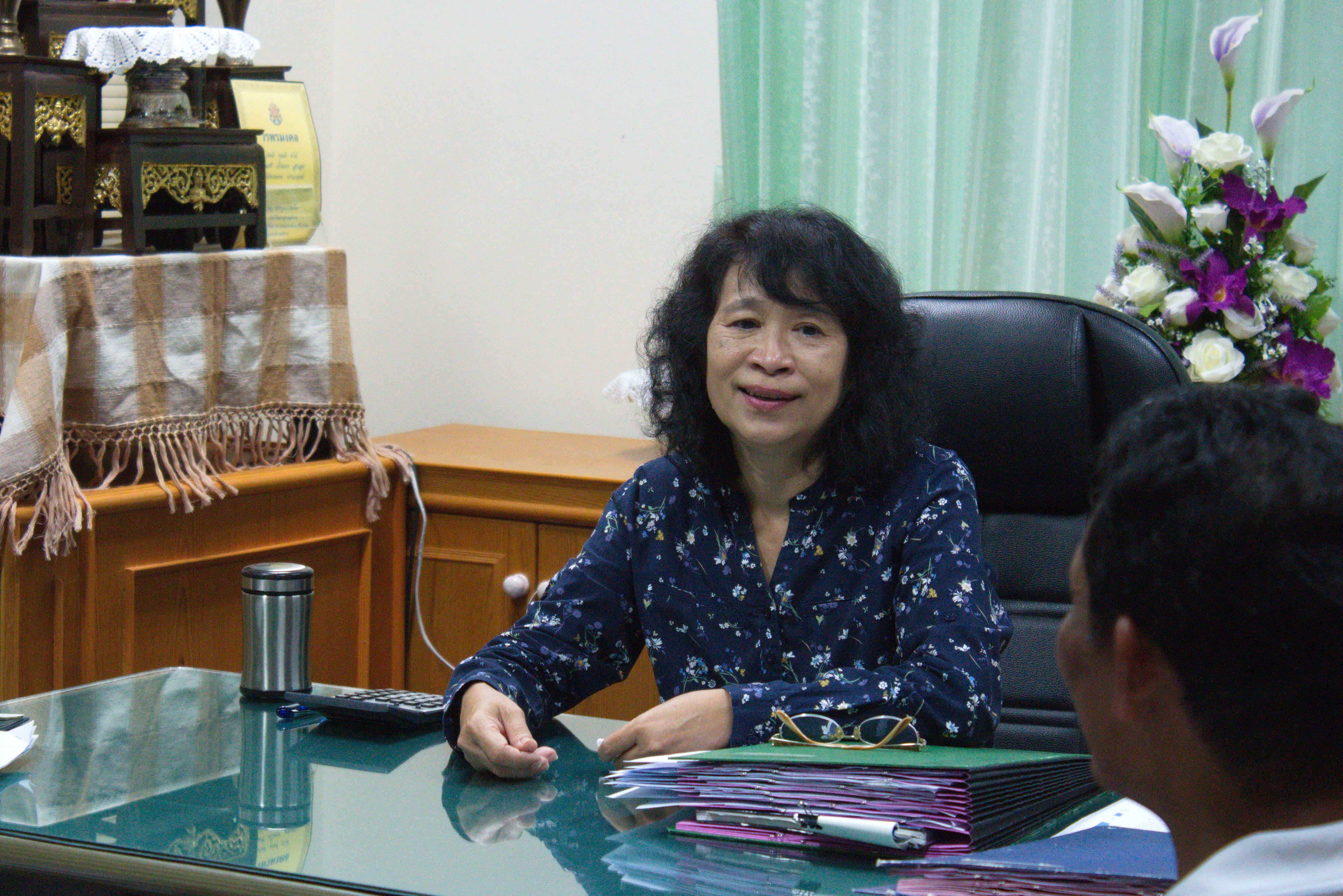 9 พฤษภาคม 2561 คณะติดตามผลหลังการฝึกอบรมของศูนย์ศึกษาและพัฒนาชุมชนนครราชสีมา เข้าพบพัฒนาการจังหวัดมหาสารคาม เพื่อชี้แจงวัตถุประสงค์ของการติดตามโครงการ และทราบปัจจัยแห่งความสำเร็จ ปัญหา อุปสรรค ข้อเสนอแนะในการดำเนินงานหลังการฝึกอบรมของแต่ละโครงการ ก่อนลงพื้นที่ติดตามผลหลังการฝึกอบรมโครงการ ปีงบประมาณ พ.ศ.2561