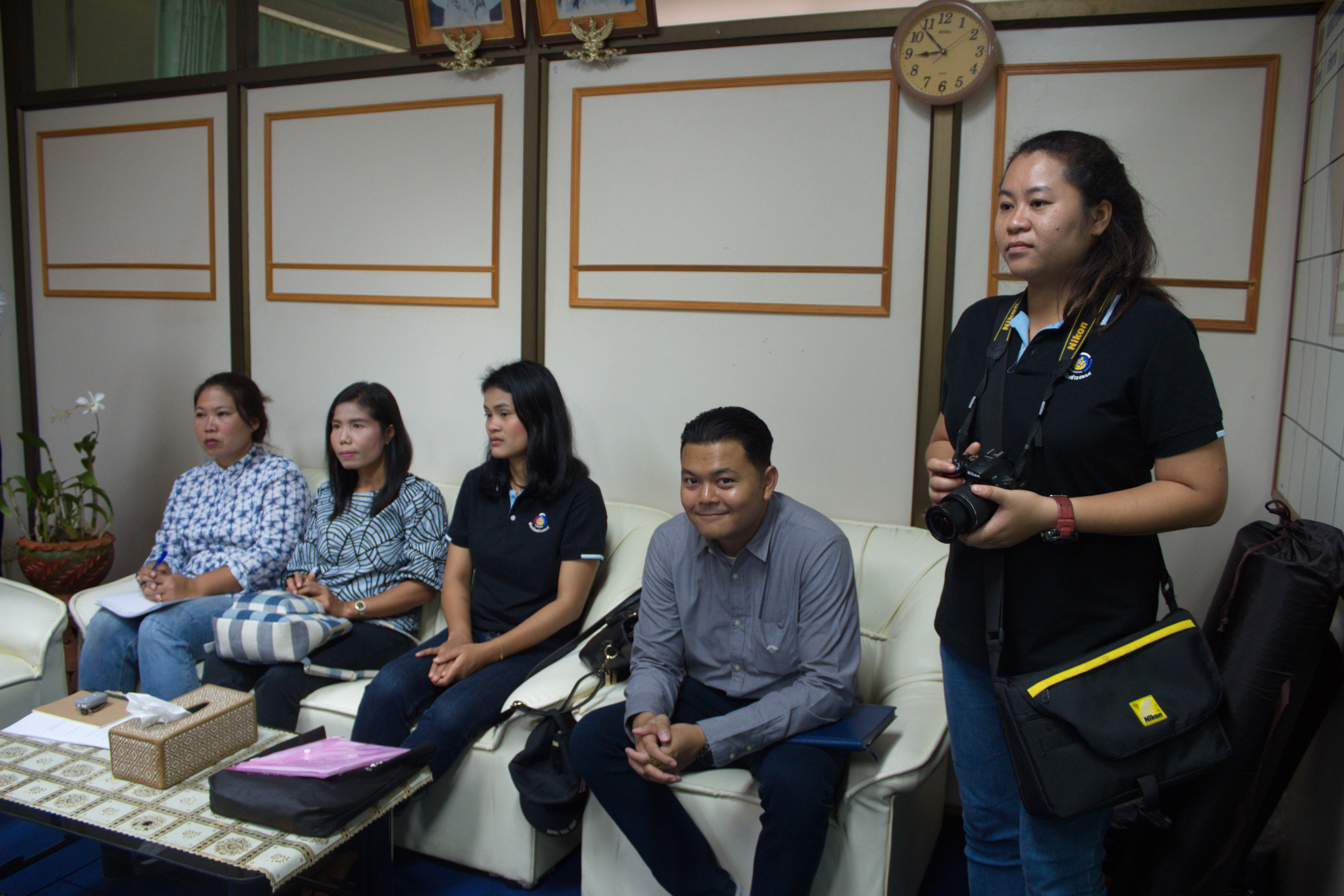9 พฤษภาคม 2561 คณะติดตามผลหลังการฝึกอบรมของศูนย์ศึกษาและพัฒนาชุมชนนครราชสีมา เข้าพบพัฒนาการจังหวัดมหาสารคาม เพื่อชี้แจงวัตถุประสงค์ของการติดตามโครงการ และทราบปัจจัยแห่งความสำเร็จ ปัญหา อุปสรรค ข้อเสนอแนะในการดำเนินงานหลังการฝึกอบรมของแต่ละโครงการ ก่อนลงพื้นที่ติดตามผลหลังการฝึกอบรมโครงการ ปีงบประมาณ พ.ศ.2561