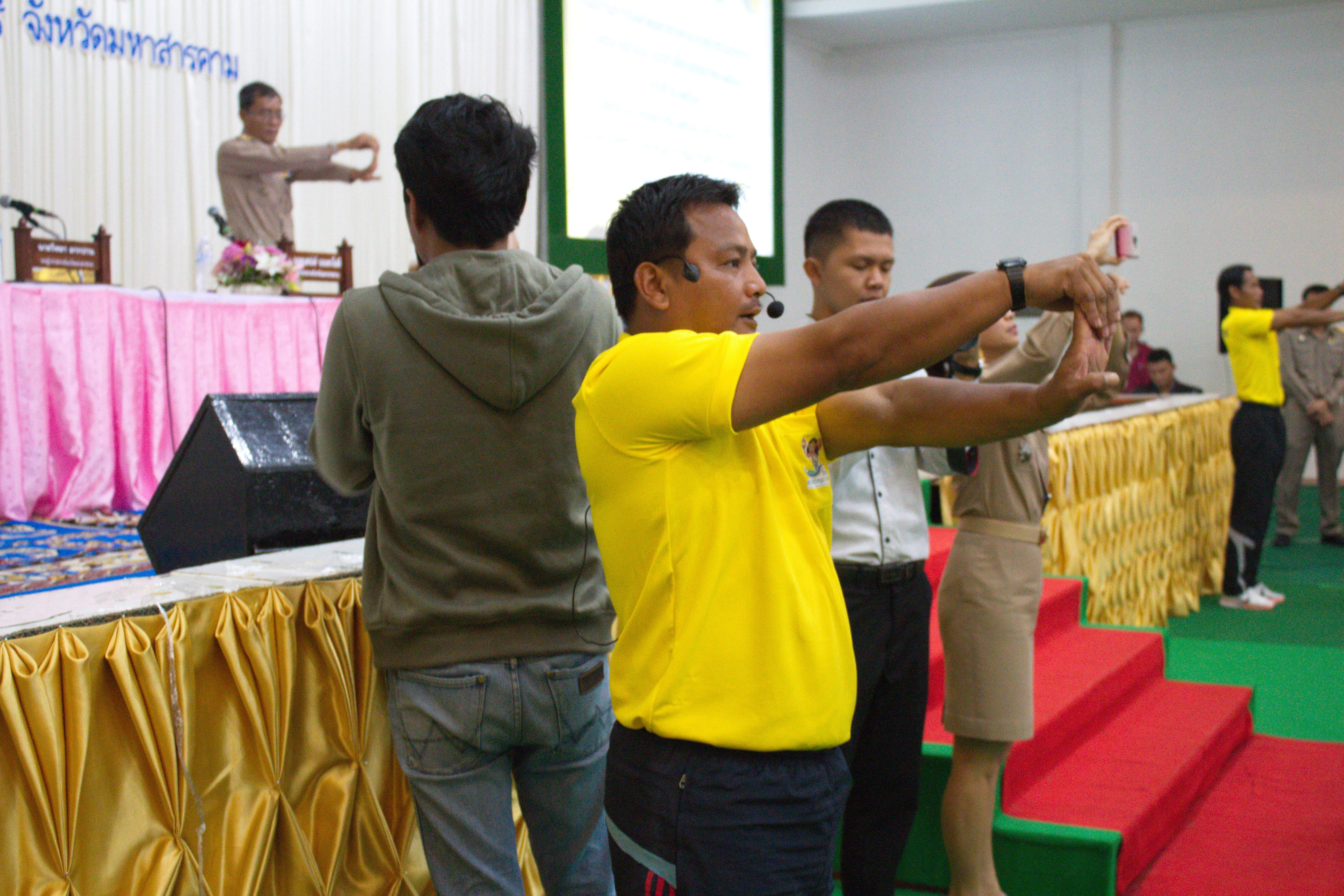 30 พฤษภาคม 2561 การประชุมคณะกรมการจังหวัดมหาสารคาม หัวหน้าส่วนราชการ นายอำเภอ ประจำเดือนพฤษภาคม 2561