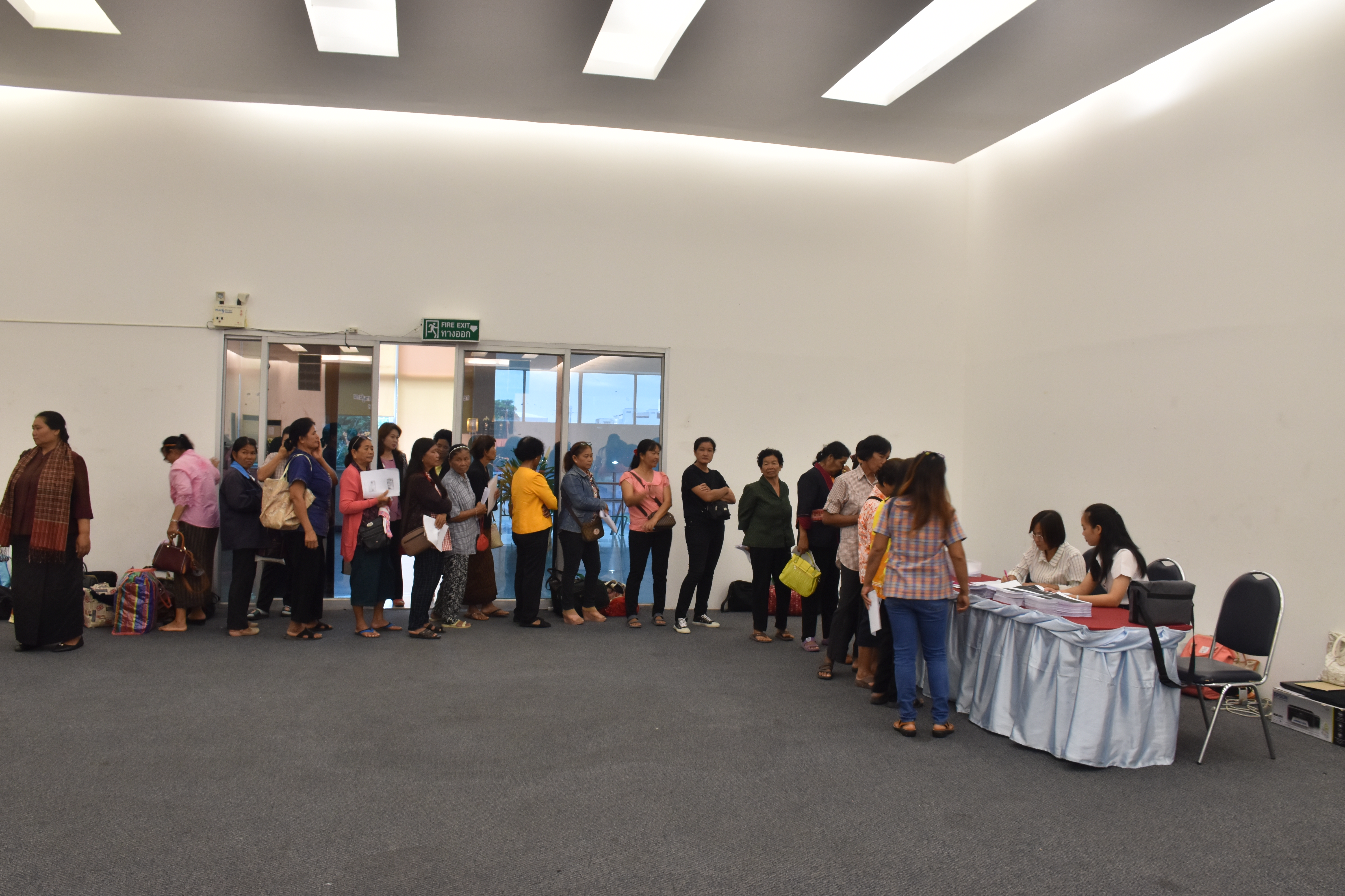 9 กรกฎาคม 2561 การประชุมเชิงปฏิบัติการโครงการยกระดับผ้าทออีสานสู่สากล กิจกรรมสนับสนุนการพัฒนาผลิตภัณฑ์ผ้าทอ ระดับจังหวัด