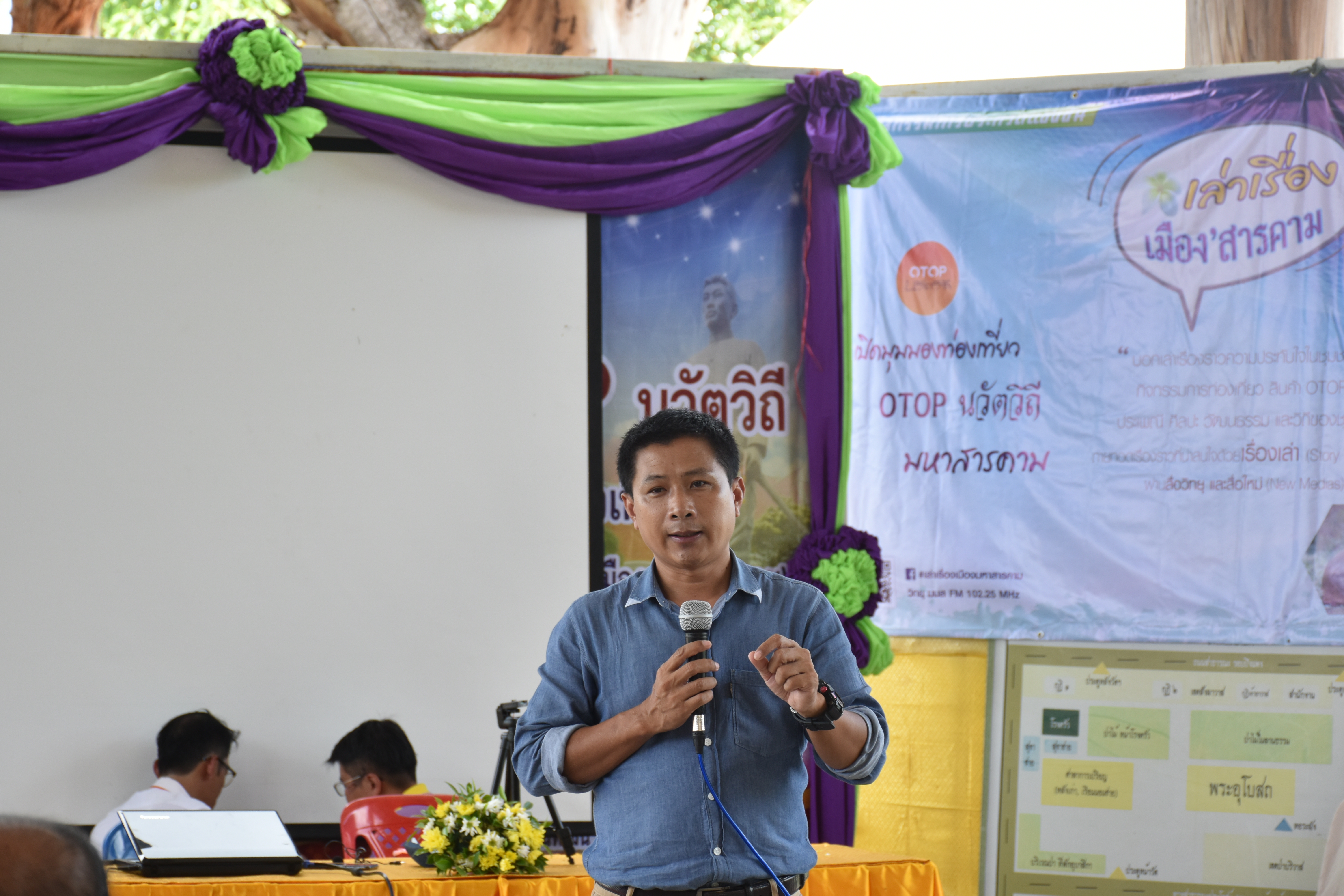 19-28 กันยายน 2561@ โกสุมพิสัย มหาสารคาม ผูกไมตรี สานสัมพันธ์ แลกเปลี่ยนประสบการณ์ โครงการชุมชนท่องเที่ยว OTOP นวัตวิถี กิจกรรมการประกวดนักเล่าเรื่องชุมชน (The best นักเล่าเรื่องเมืองมหาสารคาม)