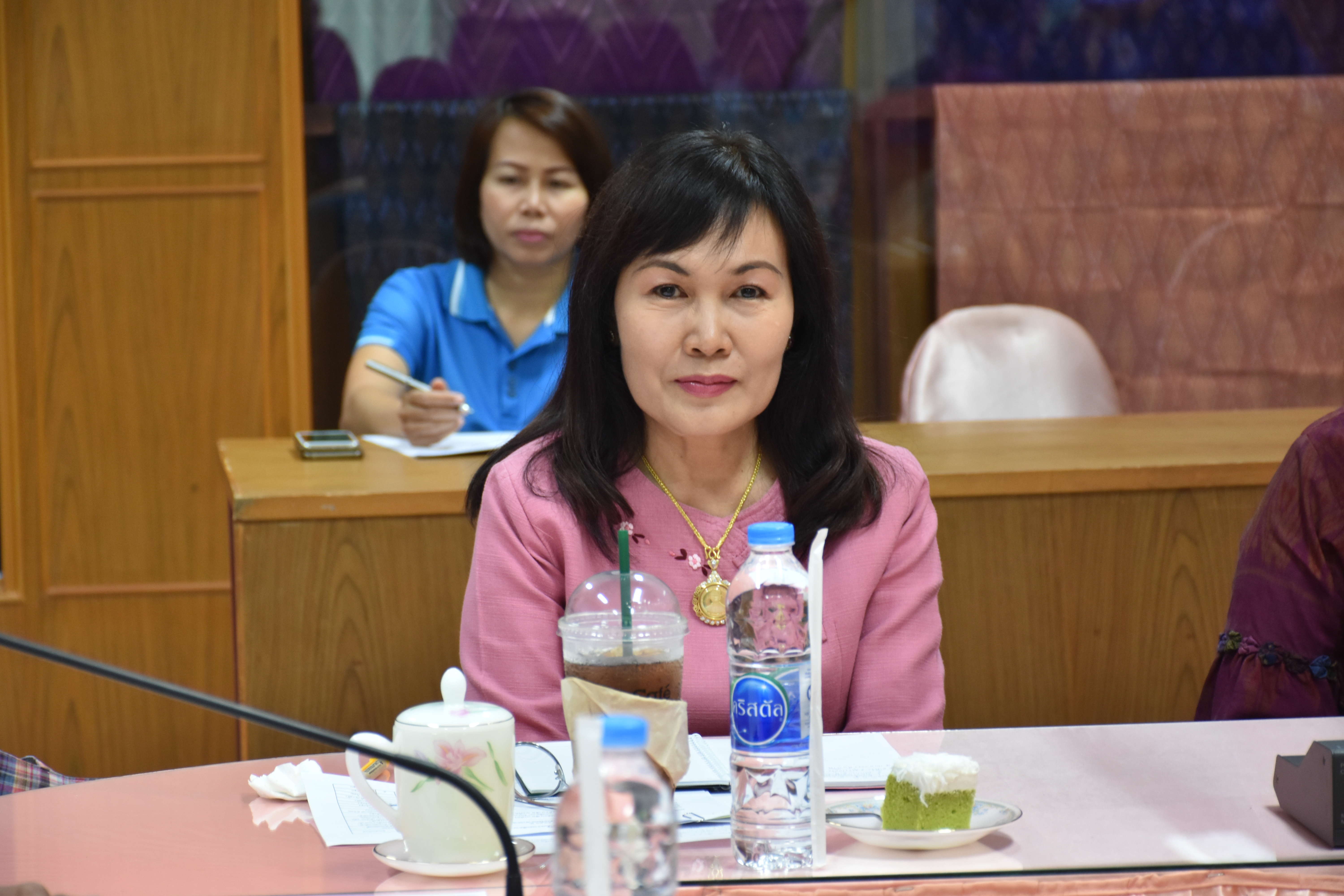 @มหาสารคาม  7 กันยายน 2561 ประชุม คณะทำงานจัดกิจกรรม ‘เส้นไหมลายผ้าสี่นคราแดนอีสาน’ ในงานสมโภชพระโพธิสัตว์กวนอิมพันพระหัตถ์