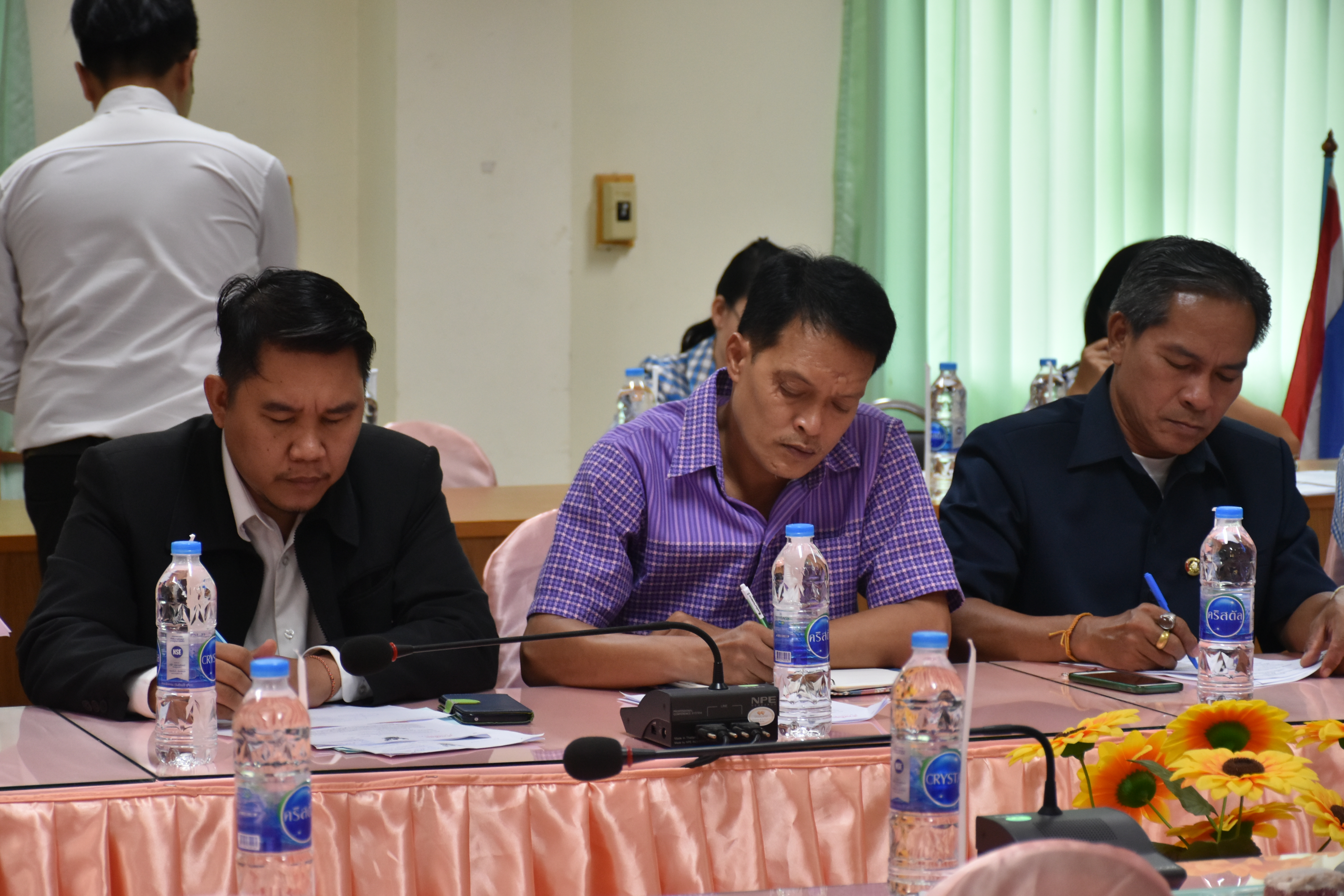 @มหาสารคาม  7 กันยายน 2561 ประชุม คณะทำงานจัดกิจกรรม ‘เส้นไหมลายผ้าสี่นคราแดนอีสาน’ ในงานสมโภชพระโพธิสัตว์กวนอิมพันพระหัตถ์
