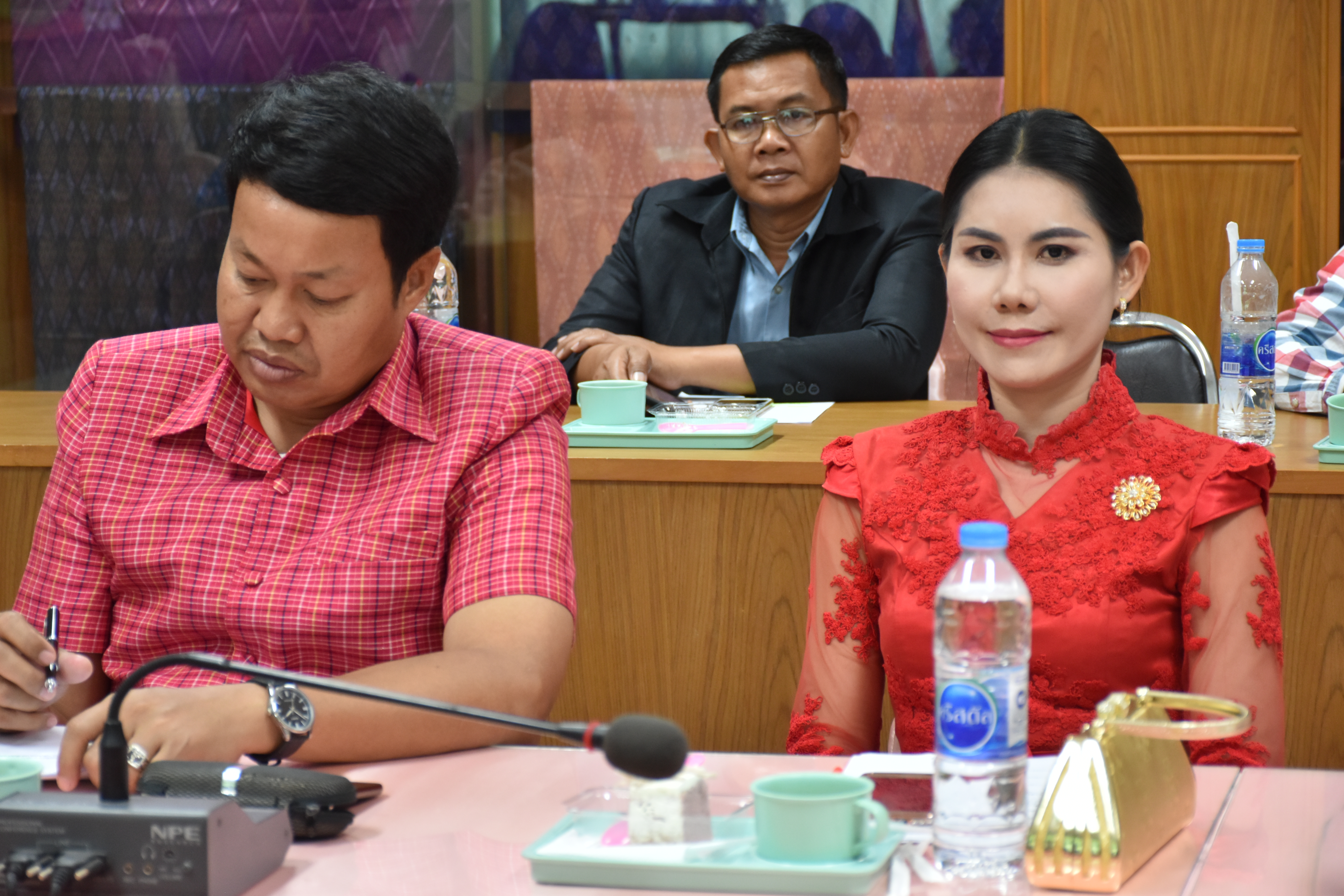 @มหาสารคาม  7 กันยายน 2561 ประชุม คณะทำงานจัดกิจกรรม ‘เส้นไหมลายผ้าสี่นคราแดนอีสาน’ ในงานสมโภชพระโพธิสัตว์กวนอิมพันพระหัตถ์