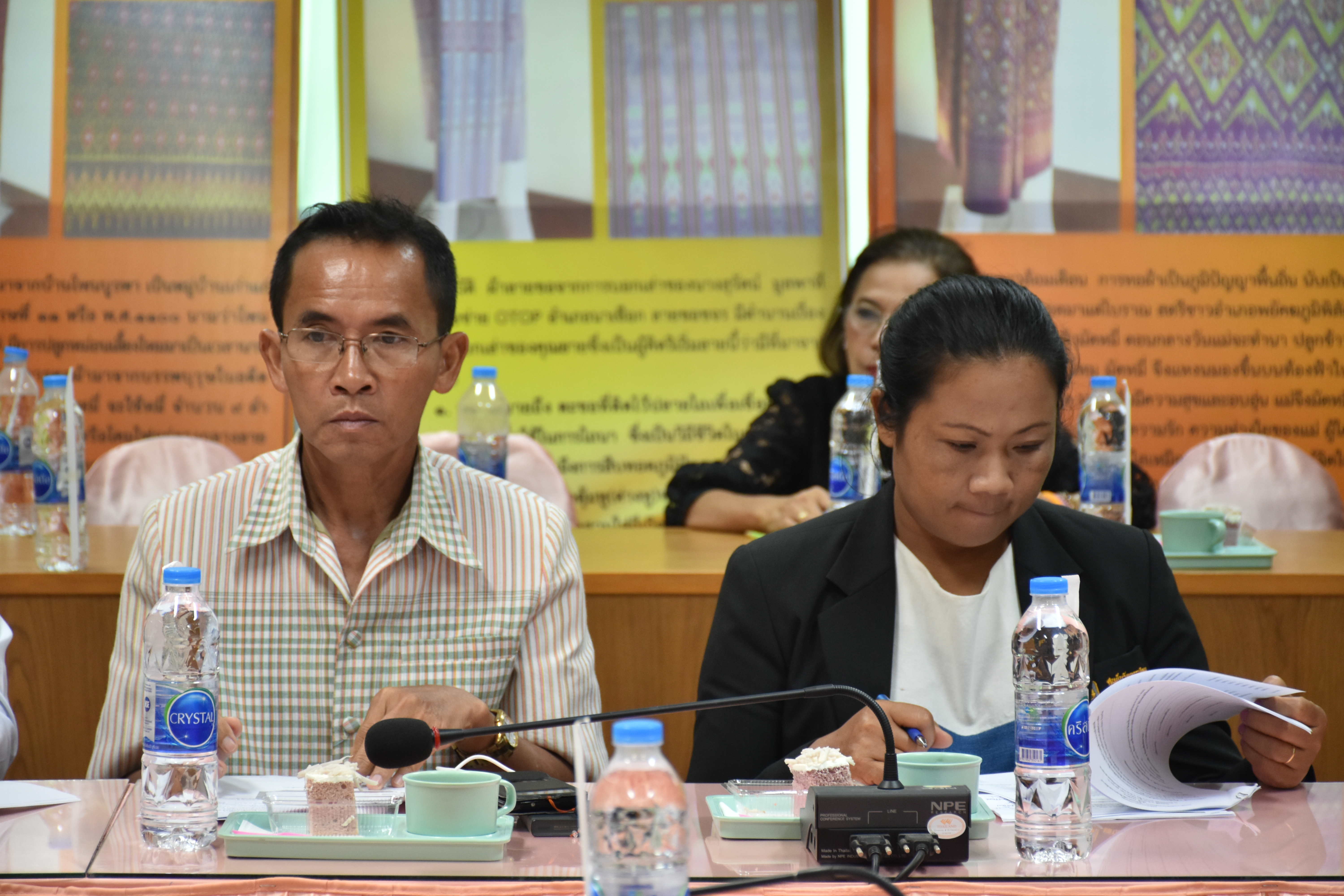 @มหาสารคาม  7 กันยายน 2561 ประชุม คณะทำงานจัดกิจกรรม ‘เส้นไหมลายผ้าสี่นคราแดนอีสาน’ ในงานสมโภชพระโพธิสัตว์กวนอิมพันพระหัตถ์