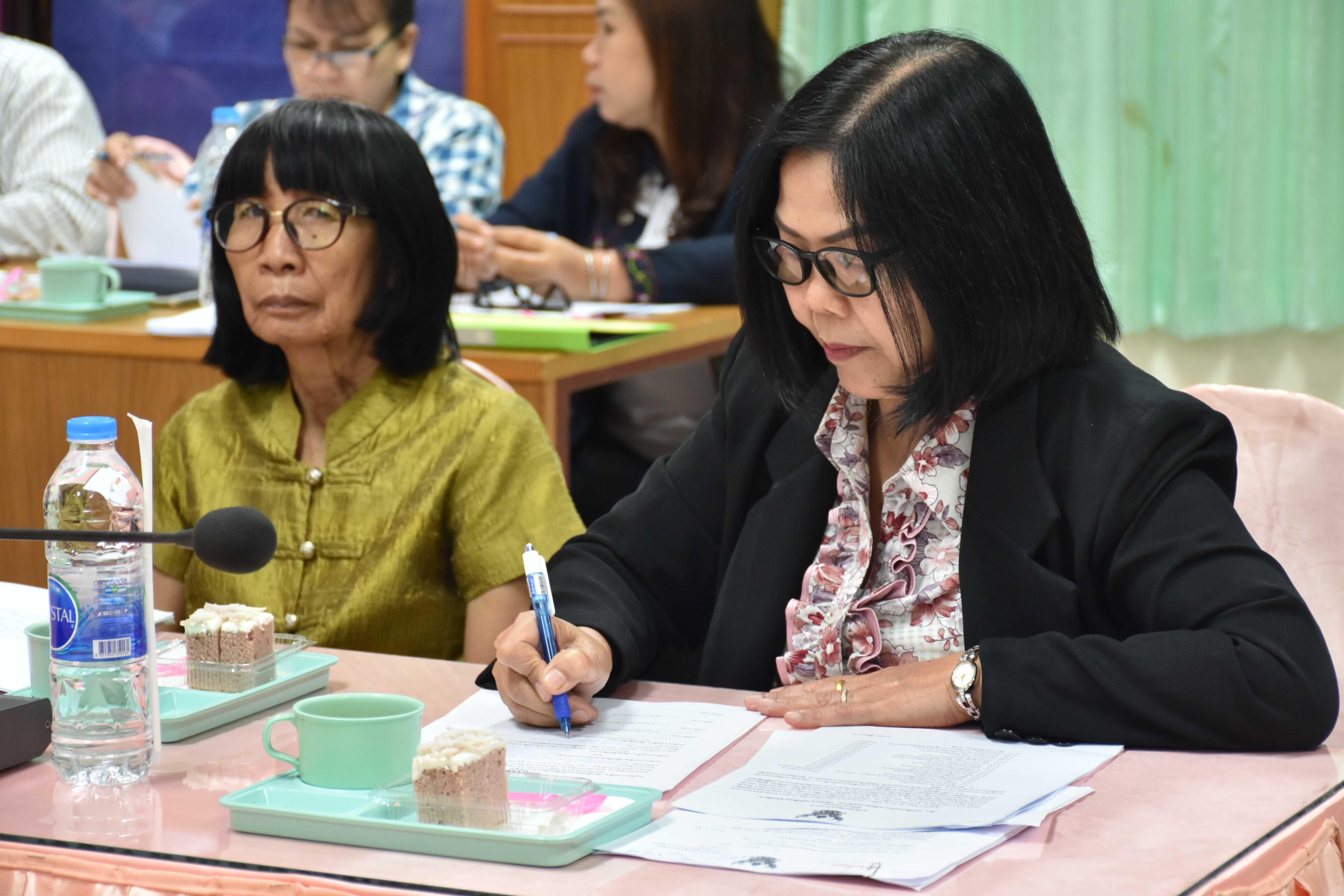 @มหาสารคาม  7 กันยายน 2561 ประชุม คณะทำงานจัดกิจกรรม ‘เส้นไหมลายผ้าสี่นคราแดนอีสาน’ ในงานสมโภชพระโพธิสัตว์กวนอิมพันพระหัตถ์