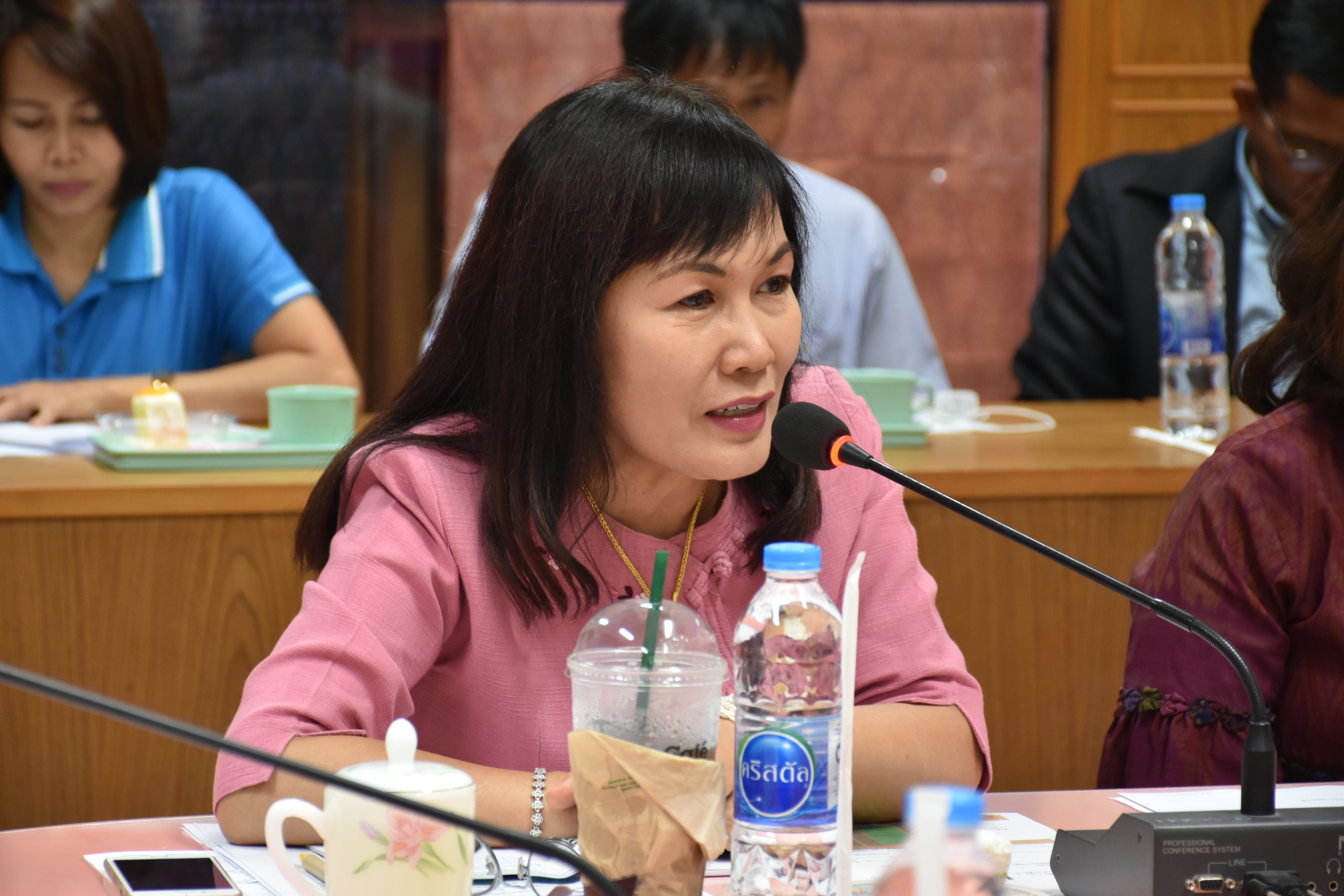 @มหาสารคาม  7 กันยายน 2561 ประชุม คณะทำงานจัดกิจกรรม ‘เส้นไหมลายผ้าสี่นคราแดนอีสาน’ ในงานสมโภชพระโพธิสัตว์กวนอิมพันพระหัตถ์