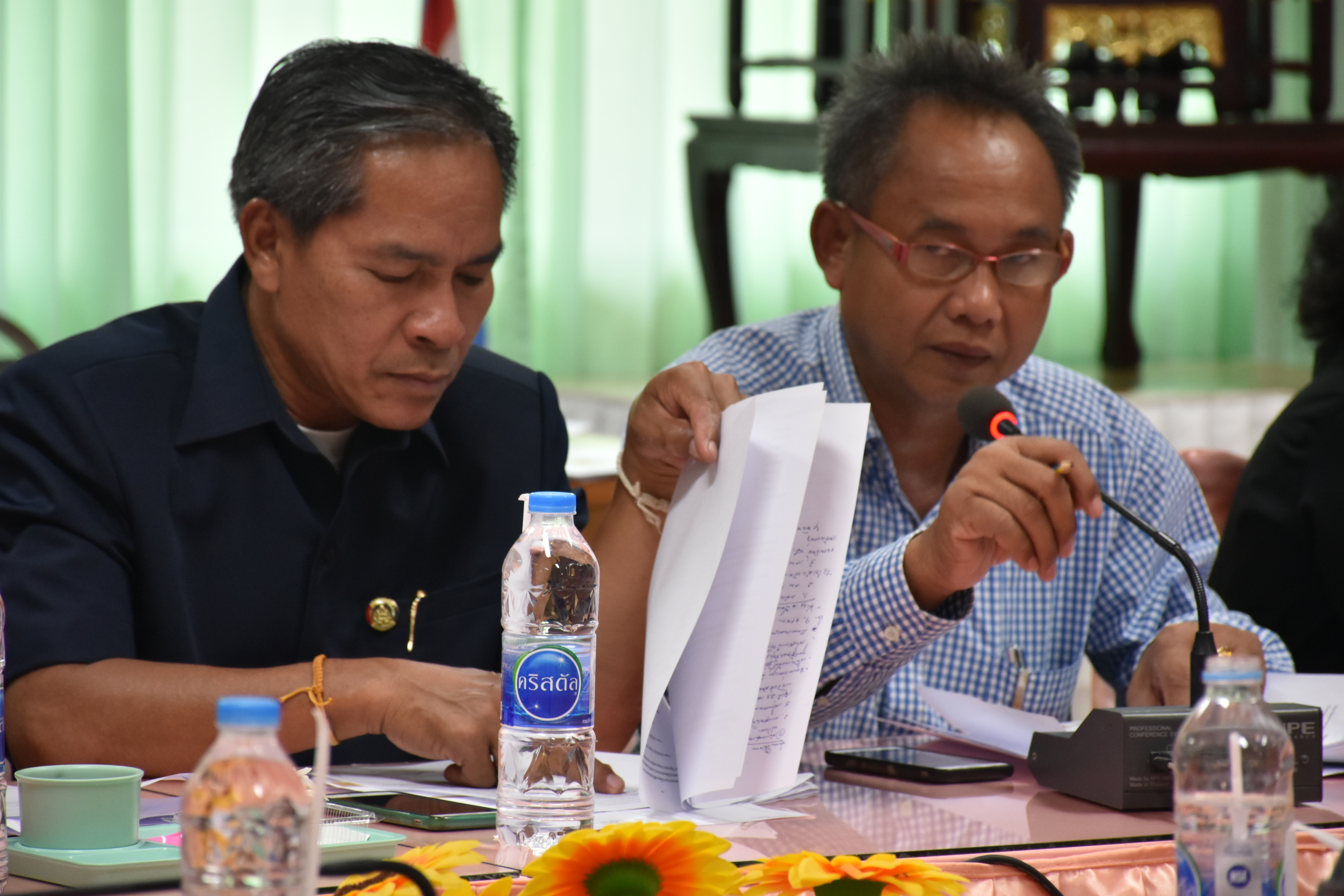 @มหาสารคาม  7 กันยายน 2561 ประชุม คณะทำงานจัดกิจกรรม ‘เส้นไหมลายผ้าสี่นคราแดนอีสาน’ ในงานสมโภชพระโพธิสัตว์กวนอิมพันพระหัตถ์