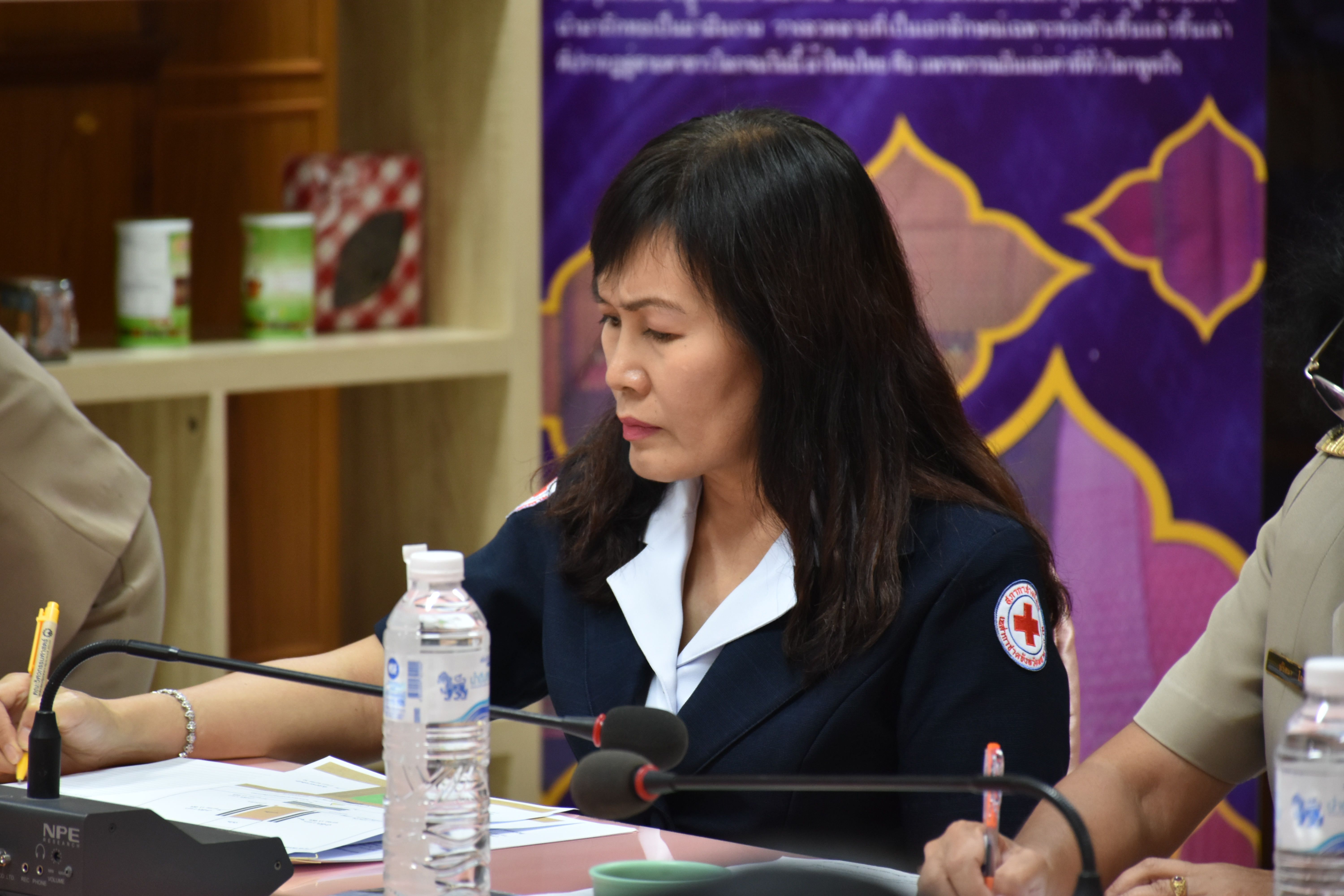 วันที่ 3 กันยายน 2561 ประชุมโครงการ’เส้นไหมลายผ้าสี่นคราแดนอีสาน’ ในงานสมโภชพระโพธิสัตว์กวนอิมพันพระหัตถ์