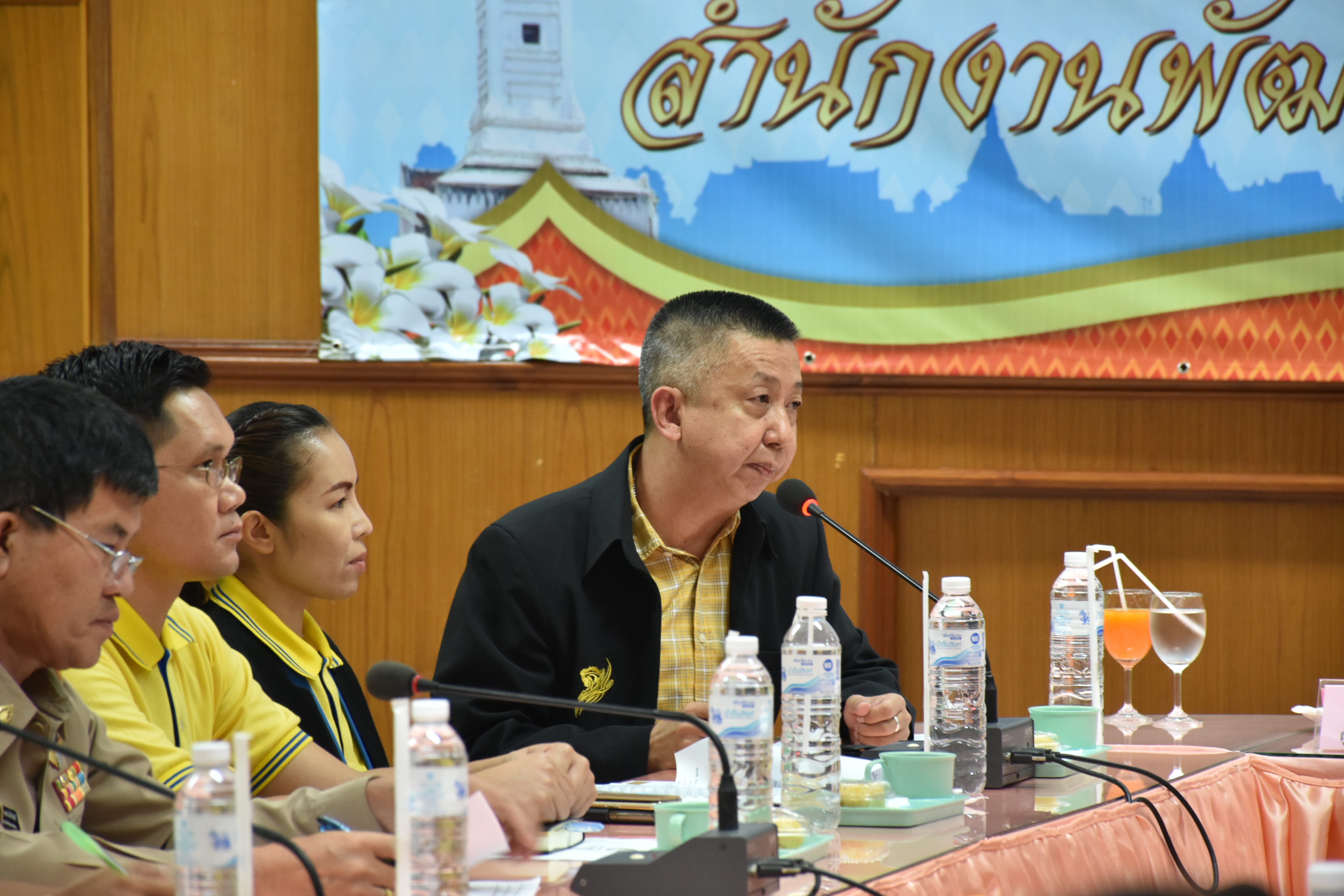 วันที่ 3 กันยายน 2561 ประชุมโครงการ’เส้นไหมลายผ้าสี่นคราแดนอีสาน’ ในงานสมโภชพระโพธิสัตว์กวนอิมพันพระหัตถ์