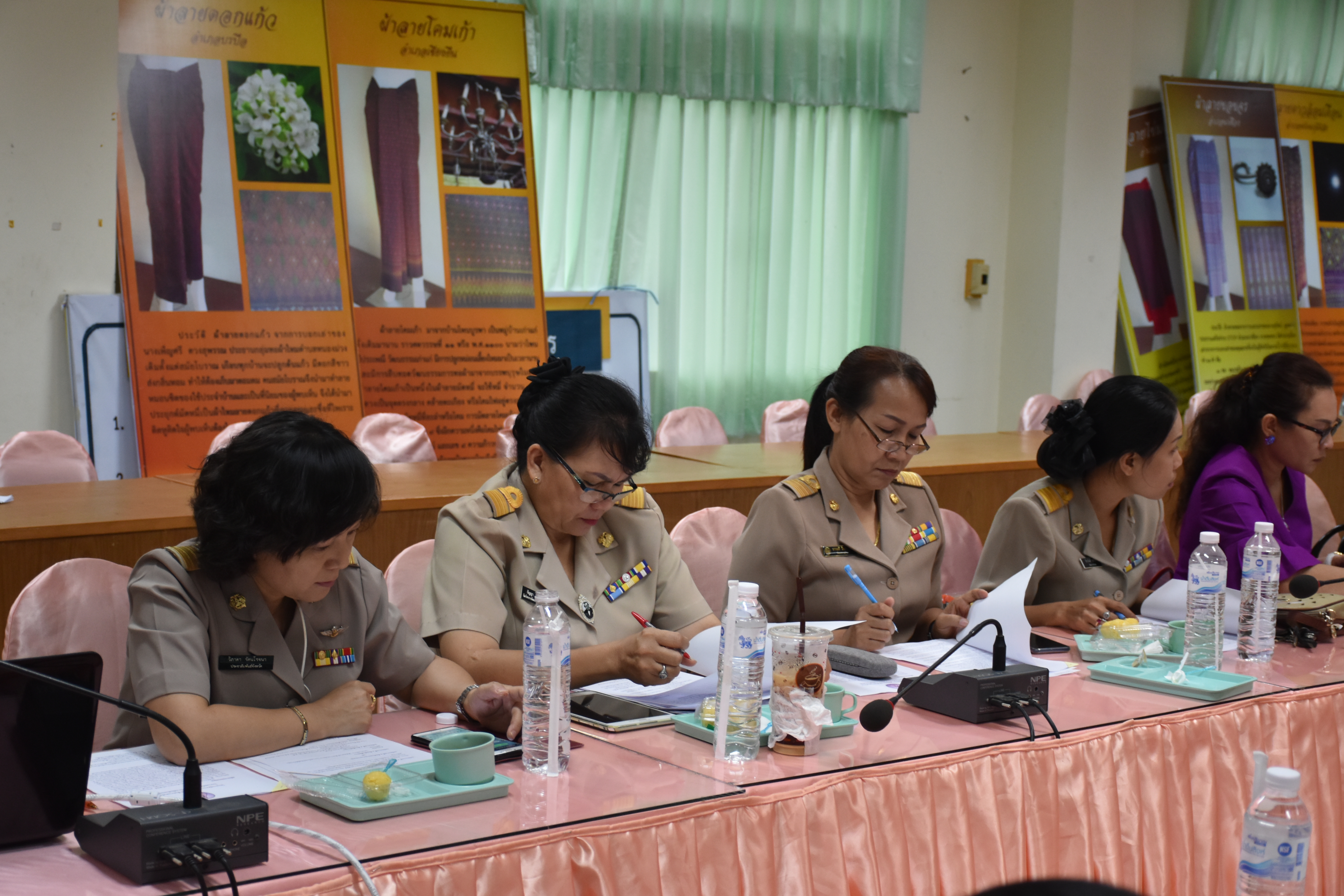 วันที่ 3 กันยายน 2561 ประชุมโครงการ’เส้นไหมลายผ้าสี่นคราแดนอีสาน’ ในงานสมโภชพระโพธิสัตว์กวนอิมพันพระหัตถ์