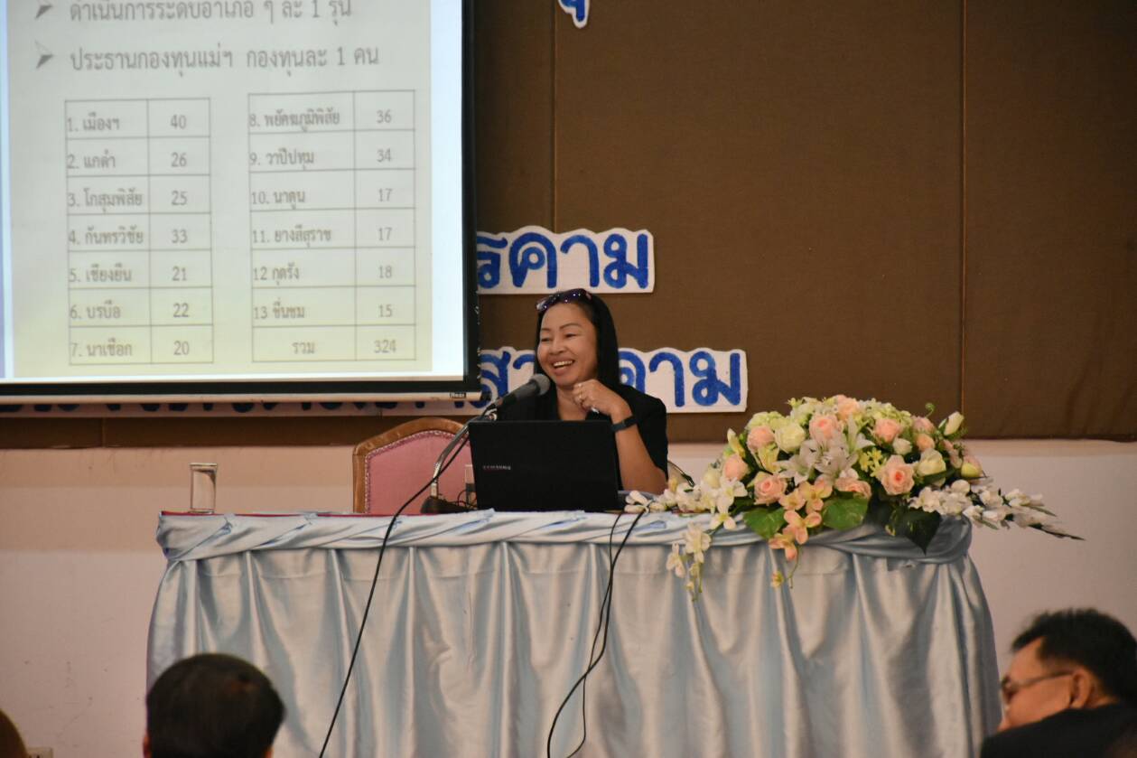 @ มหาสารคาม 8 พฤศจิกายน 2561 ประชุมเชิงปฏิบัติการมอบนโยบายเพื่อเพิ่มประสิทธิภาพ การขับเคลื่อนยุทธศาสตร์กรมการพัฒนาชุมชน ประจำปีงบประมาณพ.ศ.2562 