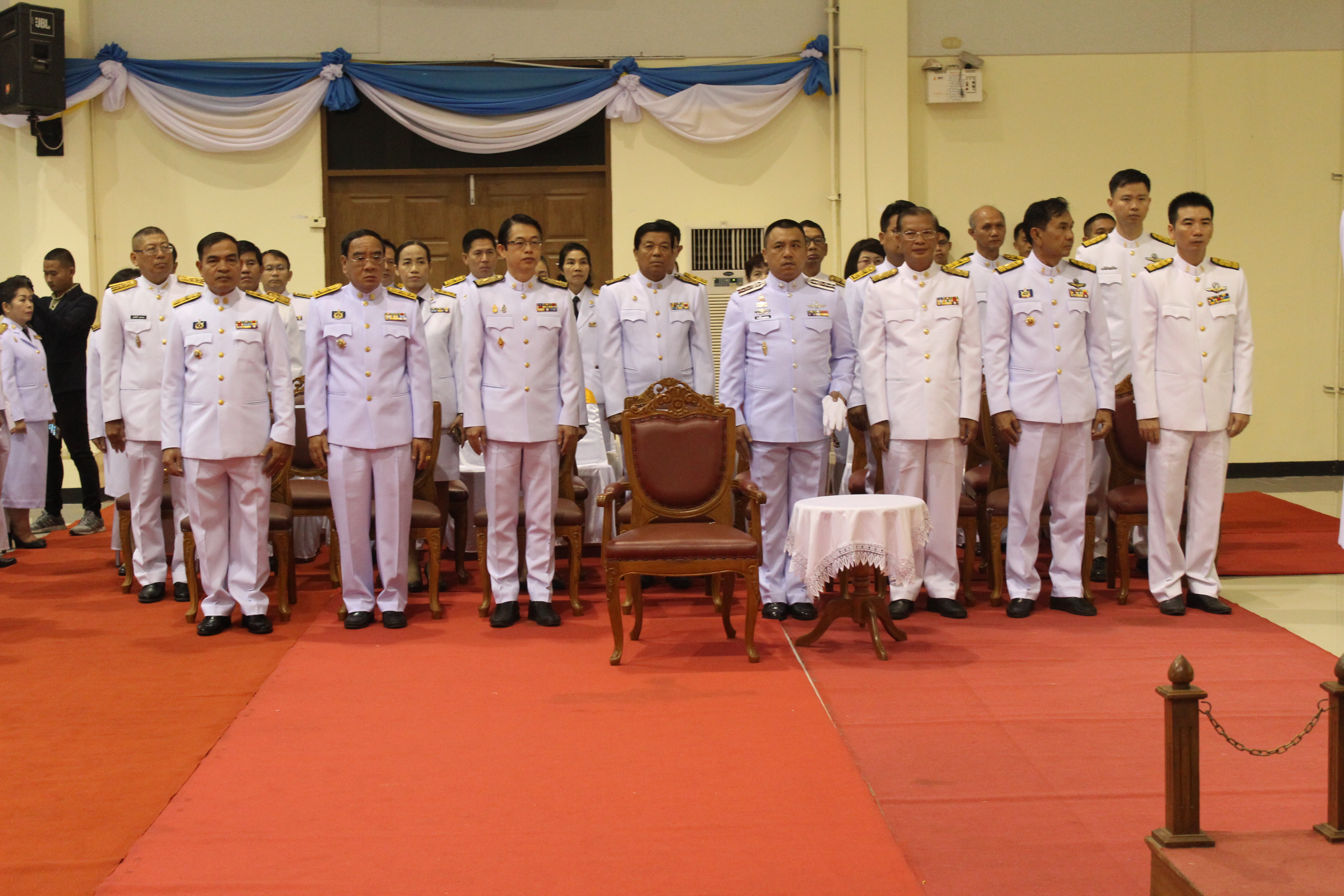 14 พฤศจิกายน 2561 เวลา 08.00 น. จังหวัดมหาสารคามจัดพิธีวางพานพุ่มดอกไม้สดแด่ พระบาทสมเด็จพระปรมินทรมหาภูมิพลอดุลยเดช บรมนาถบพิตรเนื่องใน “วันพระบิดาแห่งฝนหลวง” ประจำปี 2561