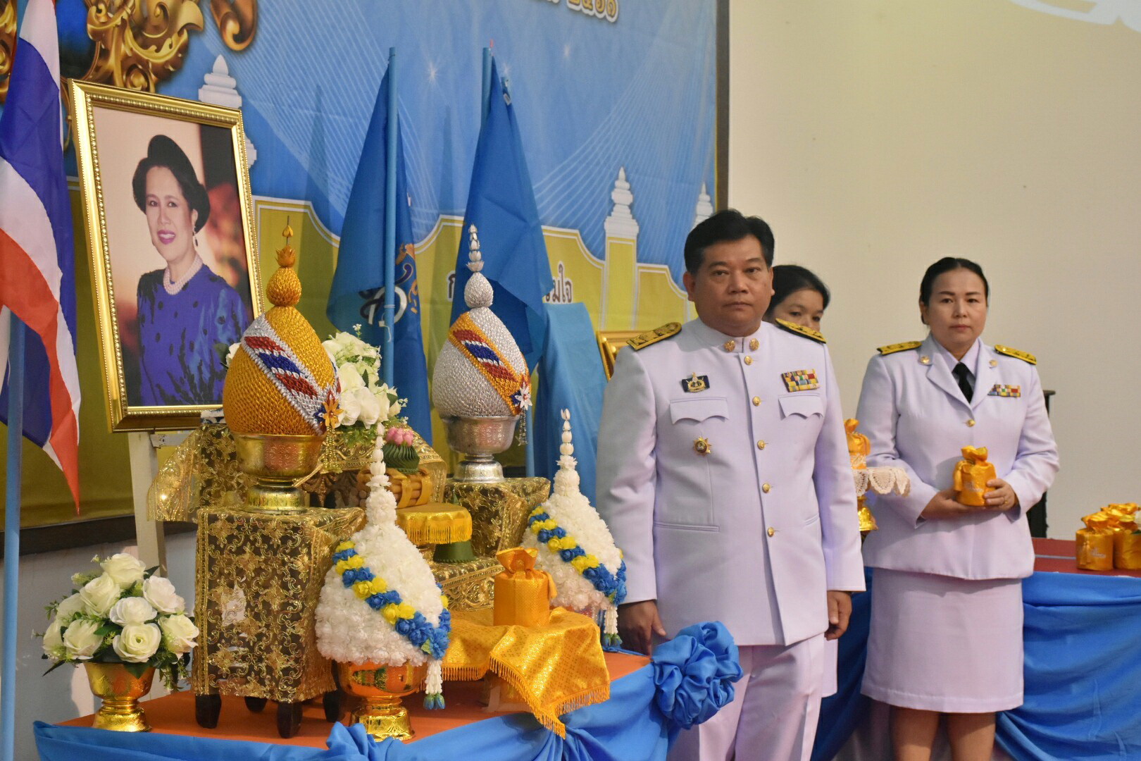 14 พฤศจิกายน 2561 เวลา 09.30 น. สำนักงานพัฒนาชุมชนจังหวัดมหาสารคามจัดพิธีมอบเงินพระราชทานขวัญถุงกองทุนแม่ของแผ่นดิน ประจำปี 2561