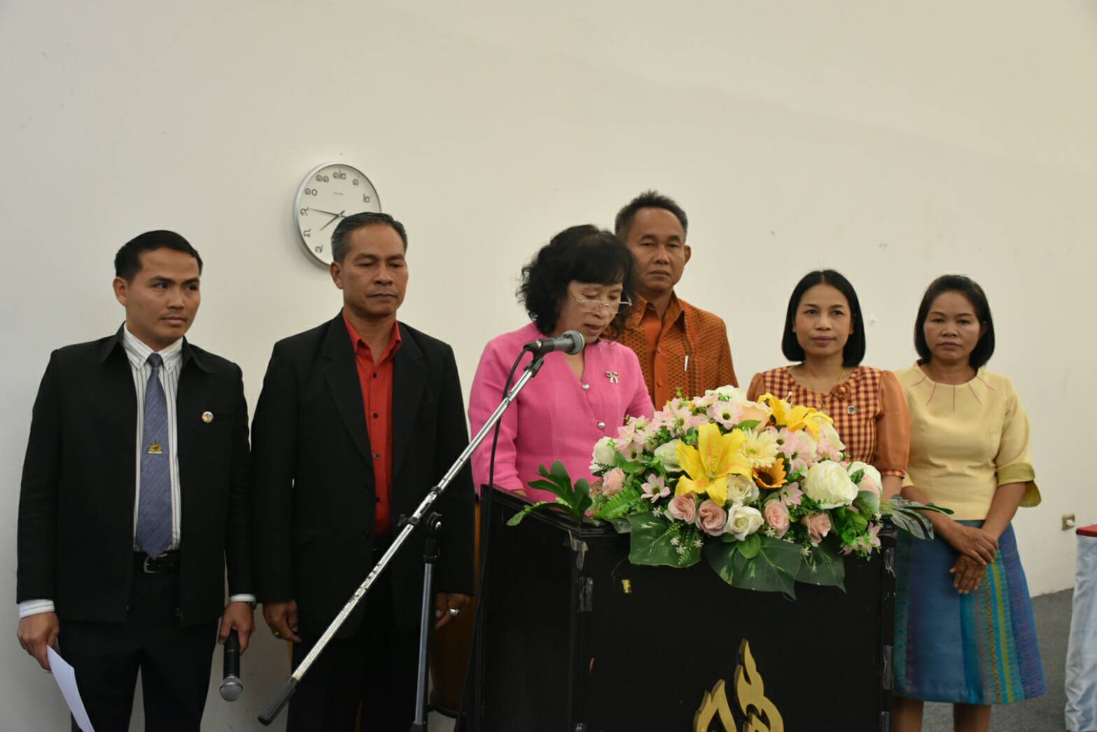26 ธันวาคม 2561 โครงการเพิ่มประสิทธิภาพการดำเนินงานกองทุนพัฒนาบทบาทสตรีแก่เจ้าหน้าที่พัฒนาชุมชน