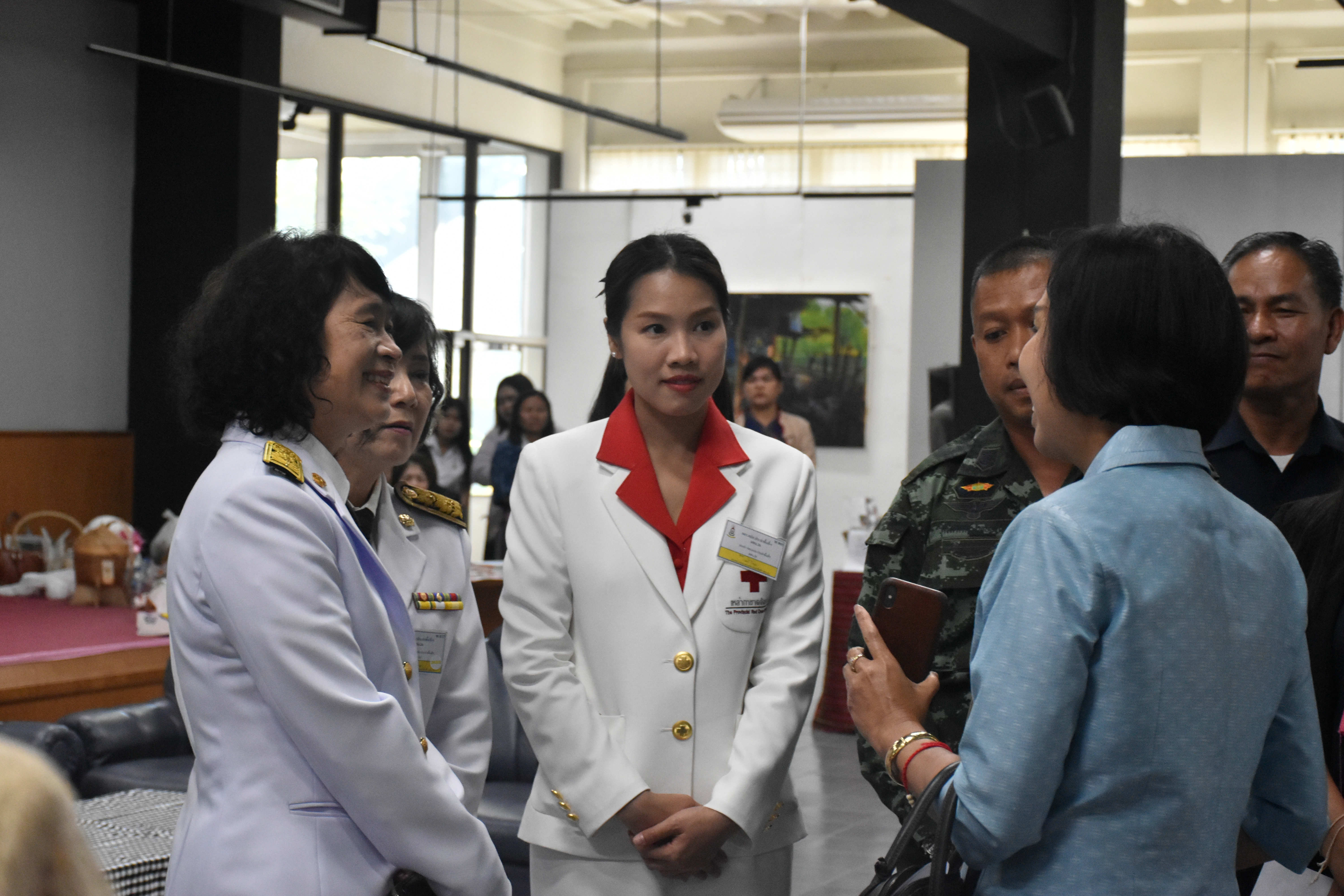 @ มหาสารคาม เมืองตักสิลานคร 4 ธันวาคม 2561 เวลา 10.00 น. ต้อนรับคณะผู้บริหารร้านภูฟ้า