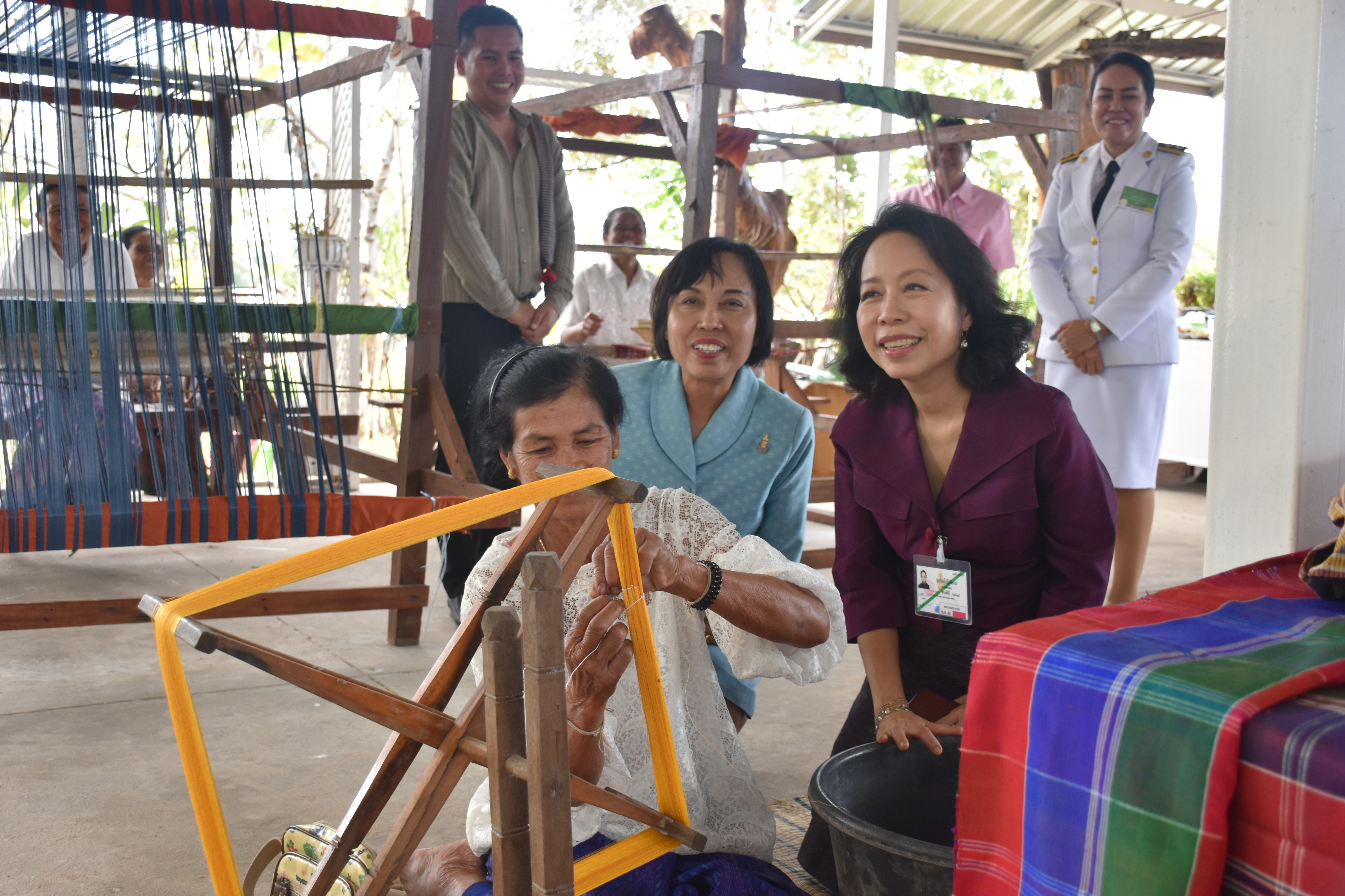@ มหาสารคาม เมืองตักสิลานคร 4 ธันวาคม 2561 เวลา 10.00 น. ต้อนรับคณะผู้บริหารร้านภูฟ้า
