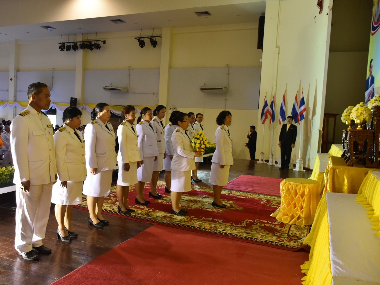 5 ธันวาคม 2561 เวลา 09.00 น. กิจกรรมเนื่องในวันคล้ายวันเฉลิมพระชนมพรรษา พระบาทสมเด็จพระปรมินทรมหาภูมิพลอดุลยเดช บรมนาถบพิตร วันชาติ และวันพ่อแห่งชาติ พุทธศักราช 2561