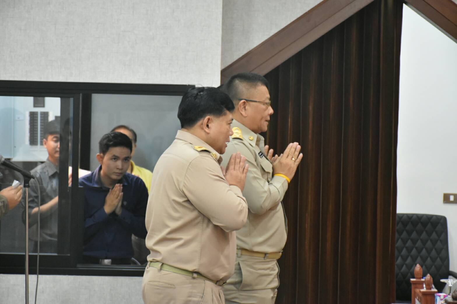 27 มีนาคม 2562 เวลา 07.30 น. การประชุมกรมการจังหวัดมหาสารคาม หัวหน้าส่วนราชการและนายอำเภอ ประจำเดือนมีนาคม 2562