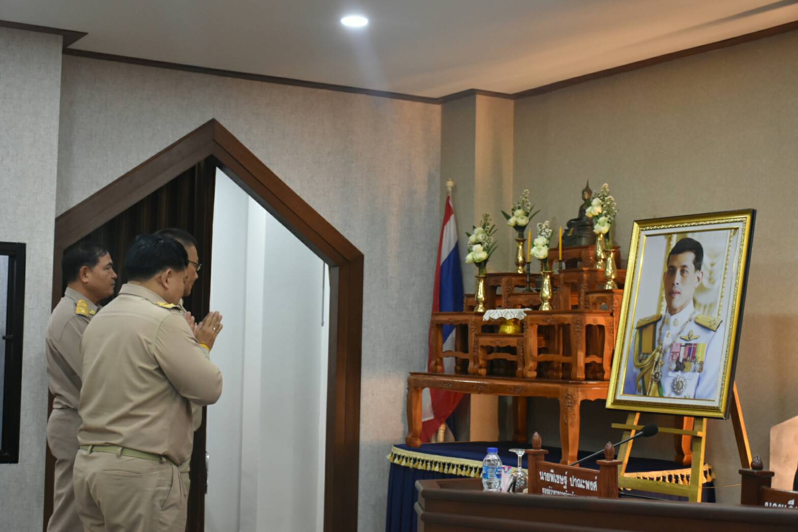 27 มีนาคม 2562 เวลา 07.30 น. การประชุมกรมการจังหวัดมหาสารคาม หัวหน้าส่วนราชการและนายอำเภอ ประจำเดือนมีนาคม 2562