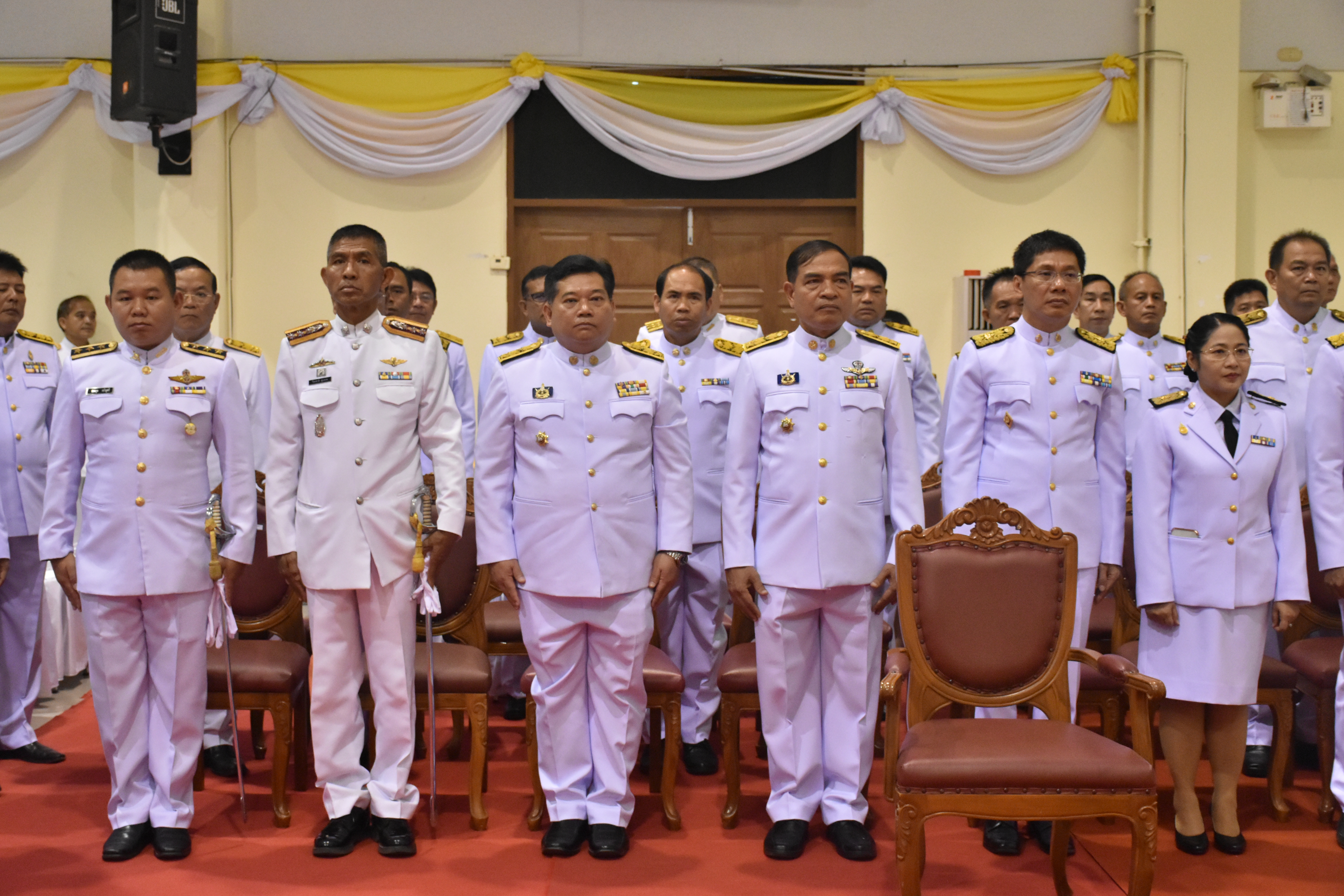 25 เมษายน 2562 เวลา 08.30 น. สำนักงานพัฒนาชุมชนจังหวัดมหาสารคาม ร่วมงานรัฐพิธีถวายราชสักการะเนื่องใน “วันคล้ายวันสวรรคตสมเด็จพระนเรศวรมหาราช”