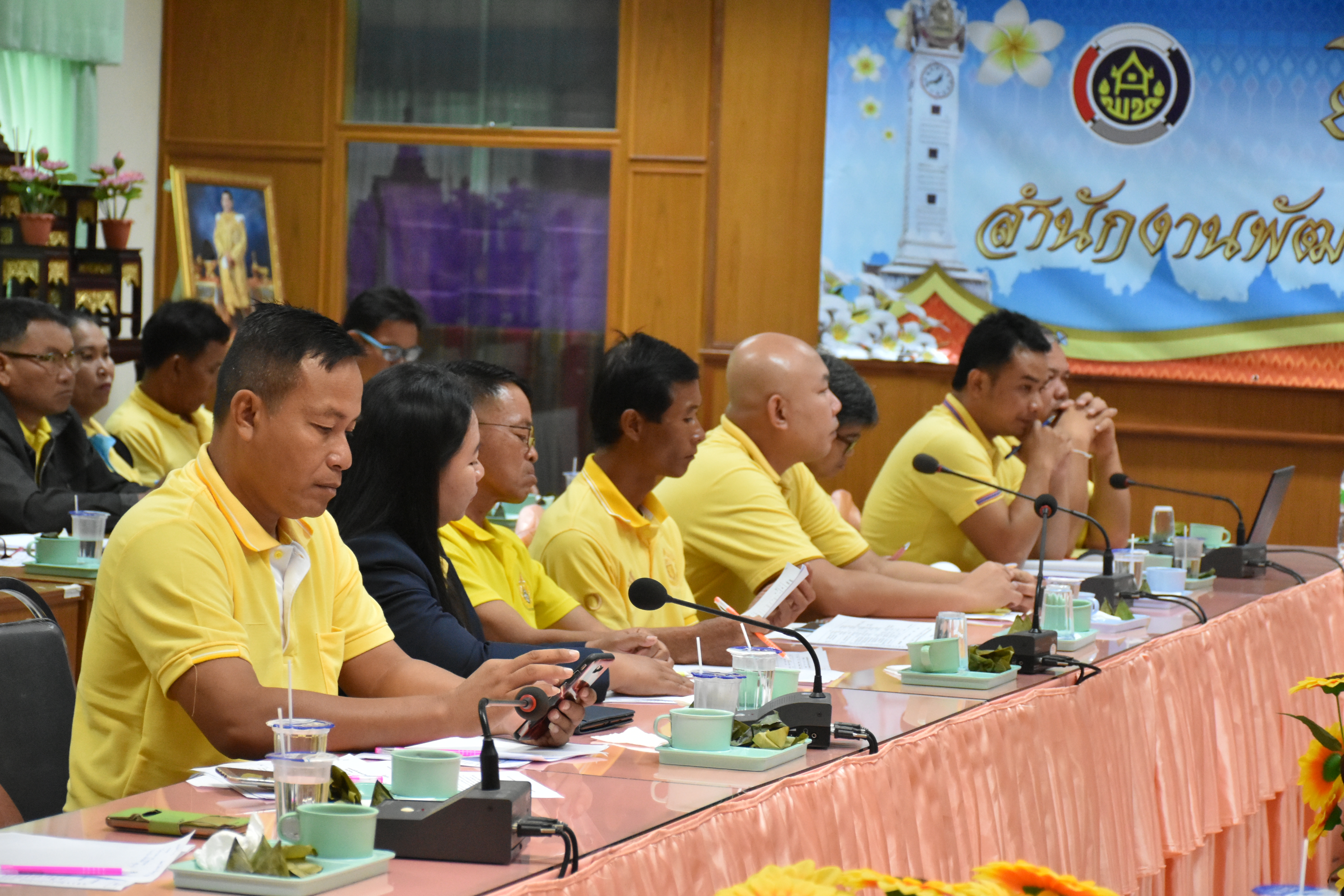 15 พฤษภาคม 2562 เวลา 08.30 น.ประชุมระบบมาตรฐานการพัฒนาชุมชน (มชช.) ปี 2562 จังหวัดมหาสารคาม ครั้งที่ 1/2562
