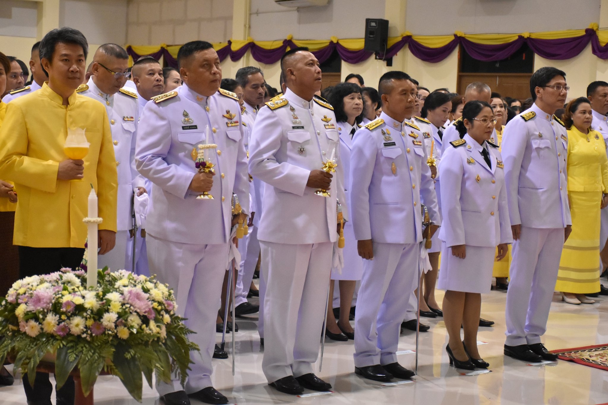 พิธีถวายเครื่องราชสักการะ และพิธีจุดเทียนถวายพระพรชัยมงคล เนื่องในโอกาสวันเฉลิมพระชนมพรรษา สมเด็จพระนางเจ้าฯ พระบรมราชินี