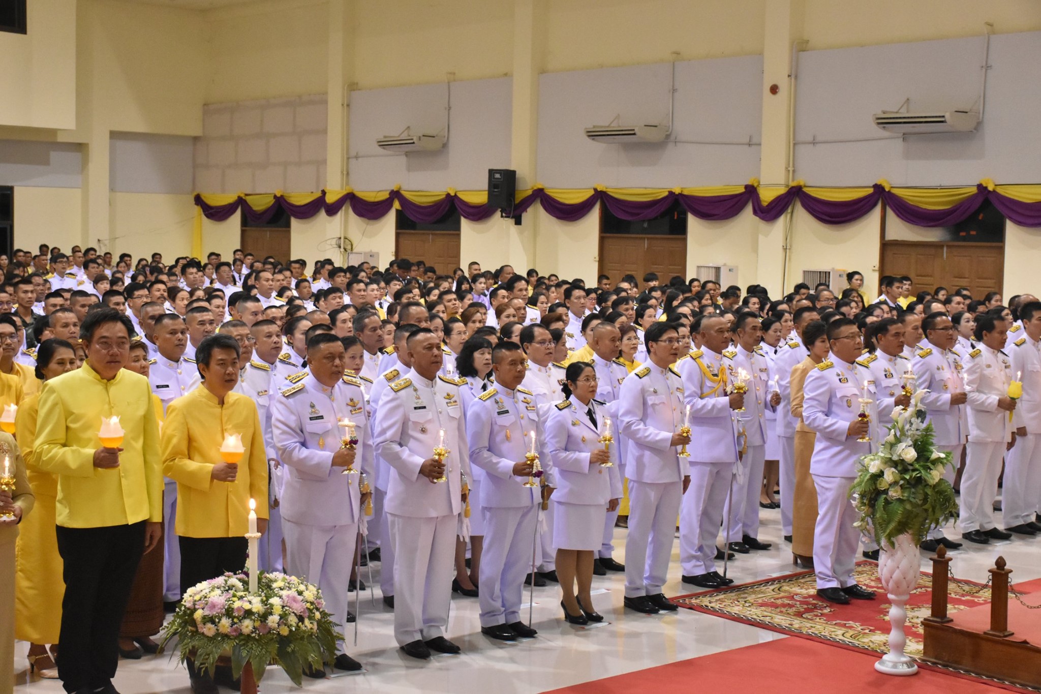 พิธีถวายเครื่องราชสักการะ และพิธีจุดเทียนถวายพระพรชัยมงคล เนื่องในโอกาสวันเฉลิมพระชนมพรรษา สมเด็จพระนางเจ้าฯ พระบรมราชินี