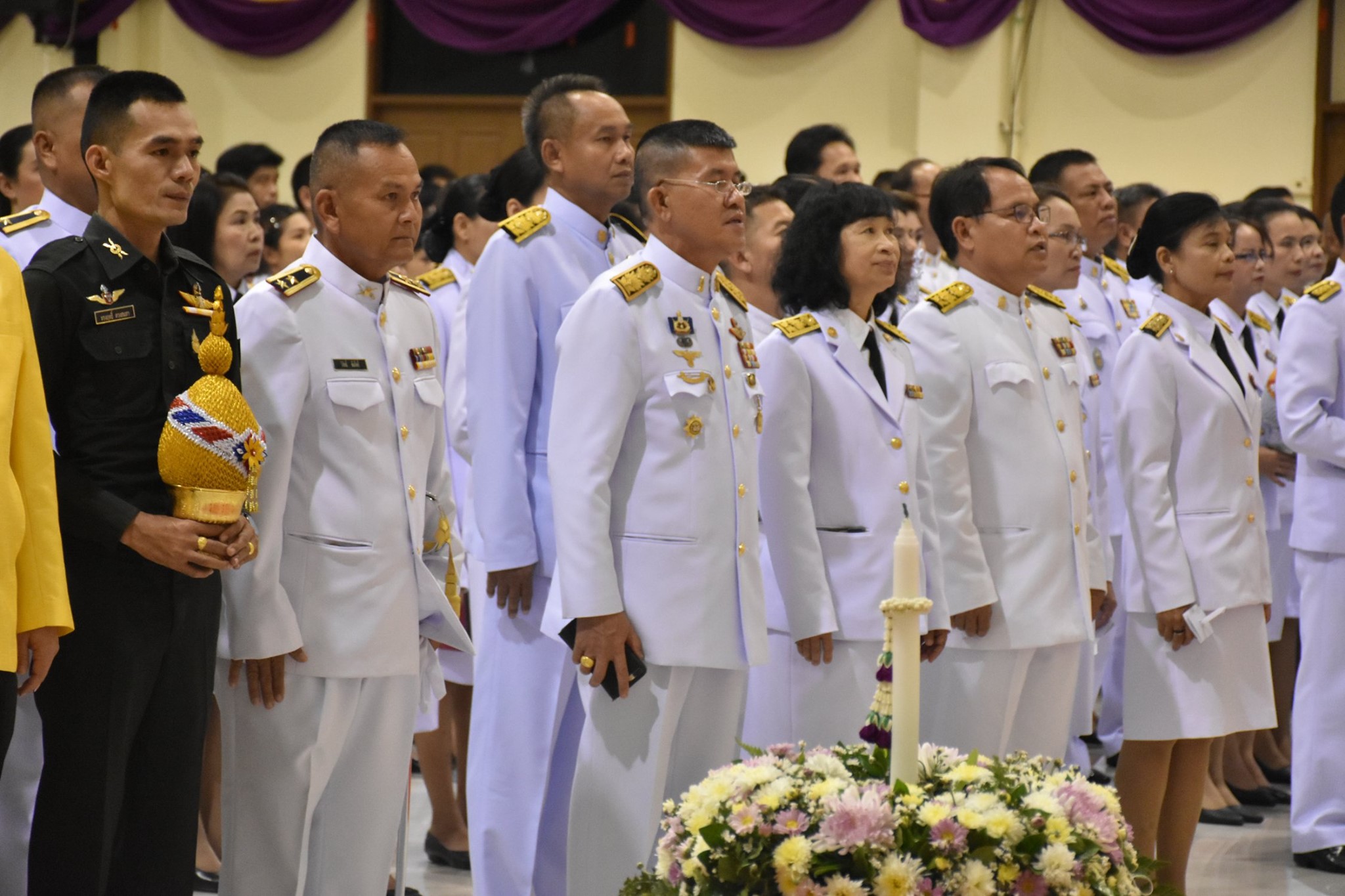 พิธีถวายเครื่องราชสักการะ และพิธีจุดเทียนถวายพระพรชัยมงคล เนื่องในโอกาสวันเฉลิมพระชนมพรรษา สมเด็จพระนางเจ้าฯ พระบรมราชินี