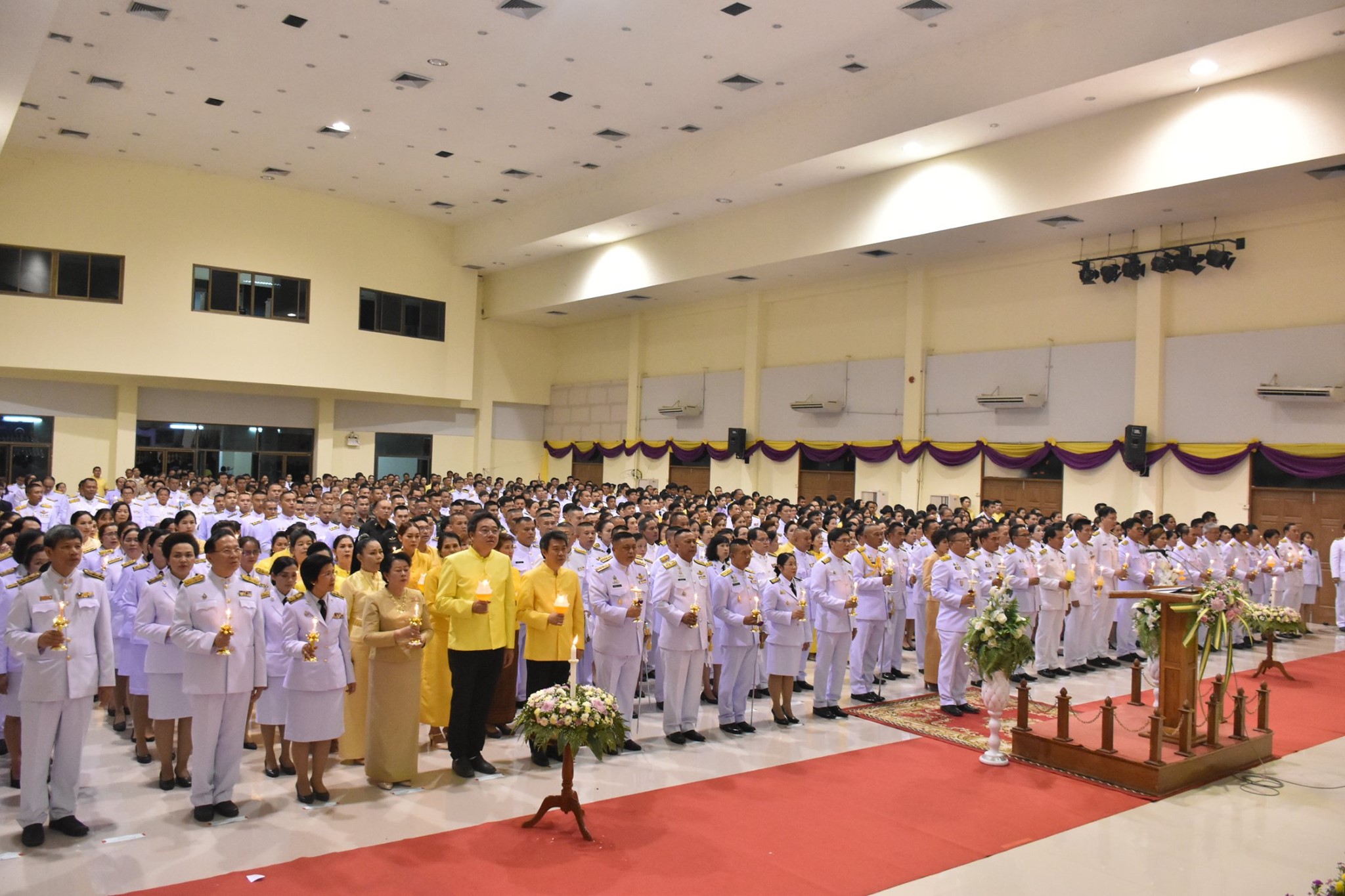 พิธีถวายเครื่องราชสักการะ และพิธีจุดเทียนถวายพระพรชัยมงคล เนื่องในโอกาสวันเฉลิมพระชนมพรรษา สมเด็จพระนางเจ้าฯ พระบรมราชินี