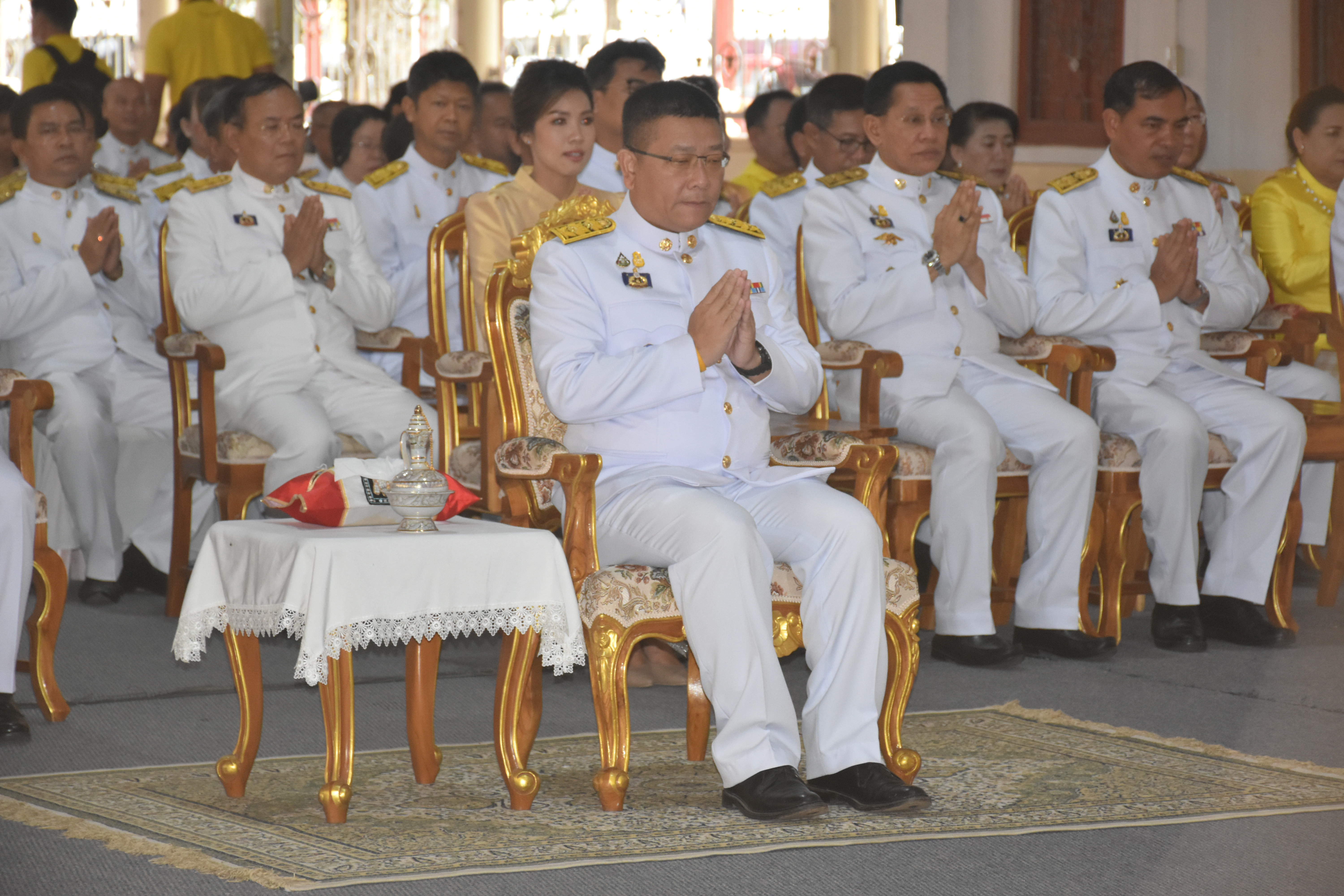 @ มหาสารคาม เมืองตักสิลานคร 3 มิถุนายน 2562 เวลา 07.00 น. พิธีทำบุญตักบาตร และพิธีลงนามถวายพระพรชัยมงคลสมเด็จพระนางเจ้าฯ พระบรมราชินี เนื่องในโอกาสวันเฉลิมพระชนมพรรษาสมเด็จพระนางเจ้าฯ พระบรมราชินี ณ วัดมหาชัย พระอารามหลวง อำเภอเมืองมหาสารคาม จังหวัดมหาสารคาม