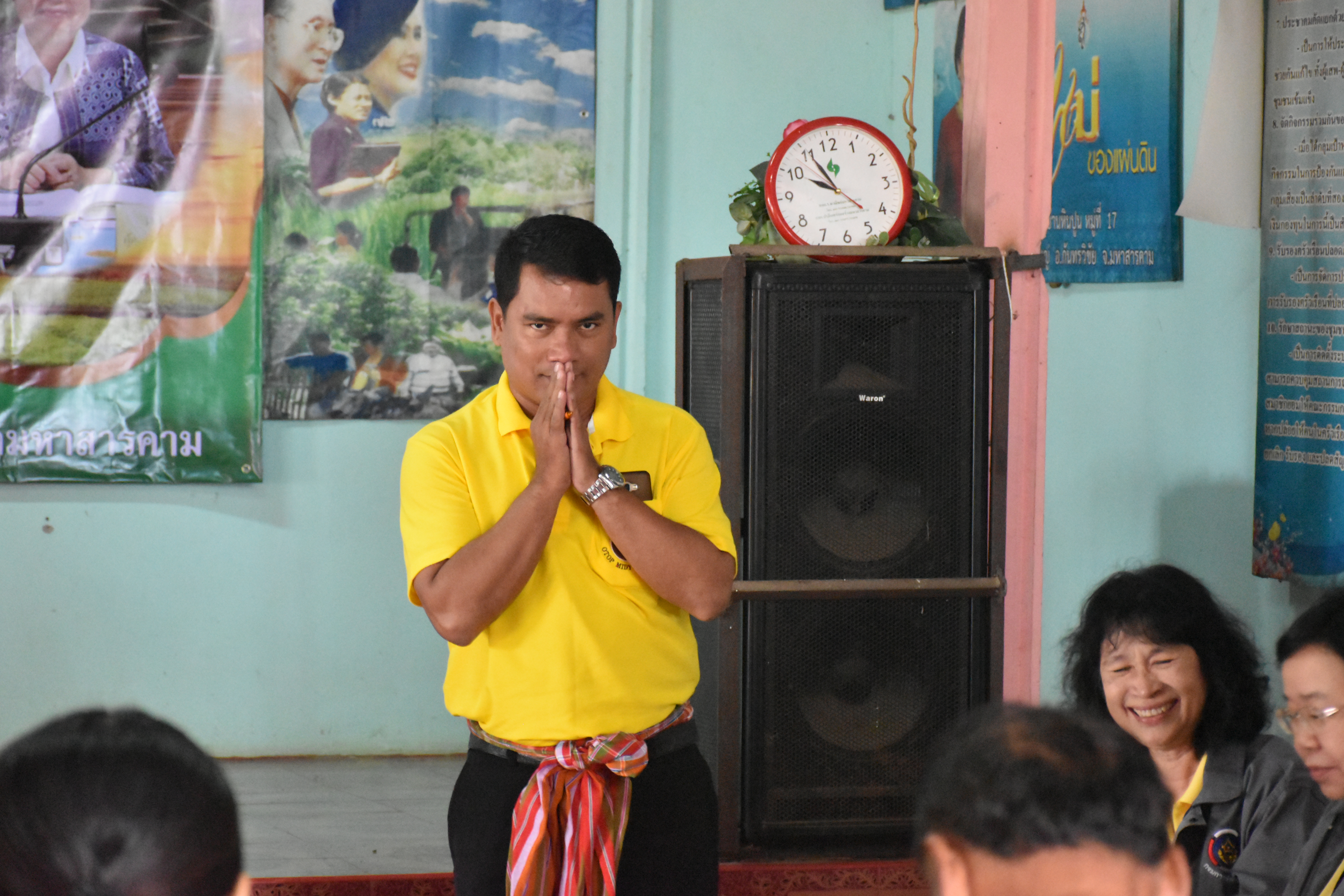 @ มหาสารคาม เมืองตักสิลานคร 3 กรกฎาคม 2562 เวลา 09.00 น.นางสาวศันสนีย์ ทาสม ผู้ตรวจราชการกรมการพัฒนาชุมชนเขตตรวจราชการกลุ่มจังหวัดภาคตะวันออกเฉียงเหนือตอนกลางและคณะกรรมการพิจารณาคัดเลือกกิจกรรม ตามโครงการเชิดชูเกียรติศูนย์จัดการกองทุนชุมชนดีเด่น ลงพื้นที่ประเมินผลเพื่อคัดเลือกศูนย์จัดการกองทุนชุมชนดีเด่น บ้านหินปูน ม.17 ต.เขวาใหญ่ อ.กันทรวิชัย จ.มหาสารคาม