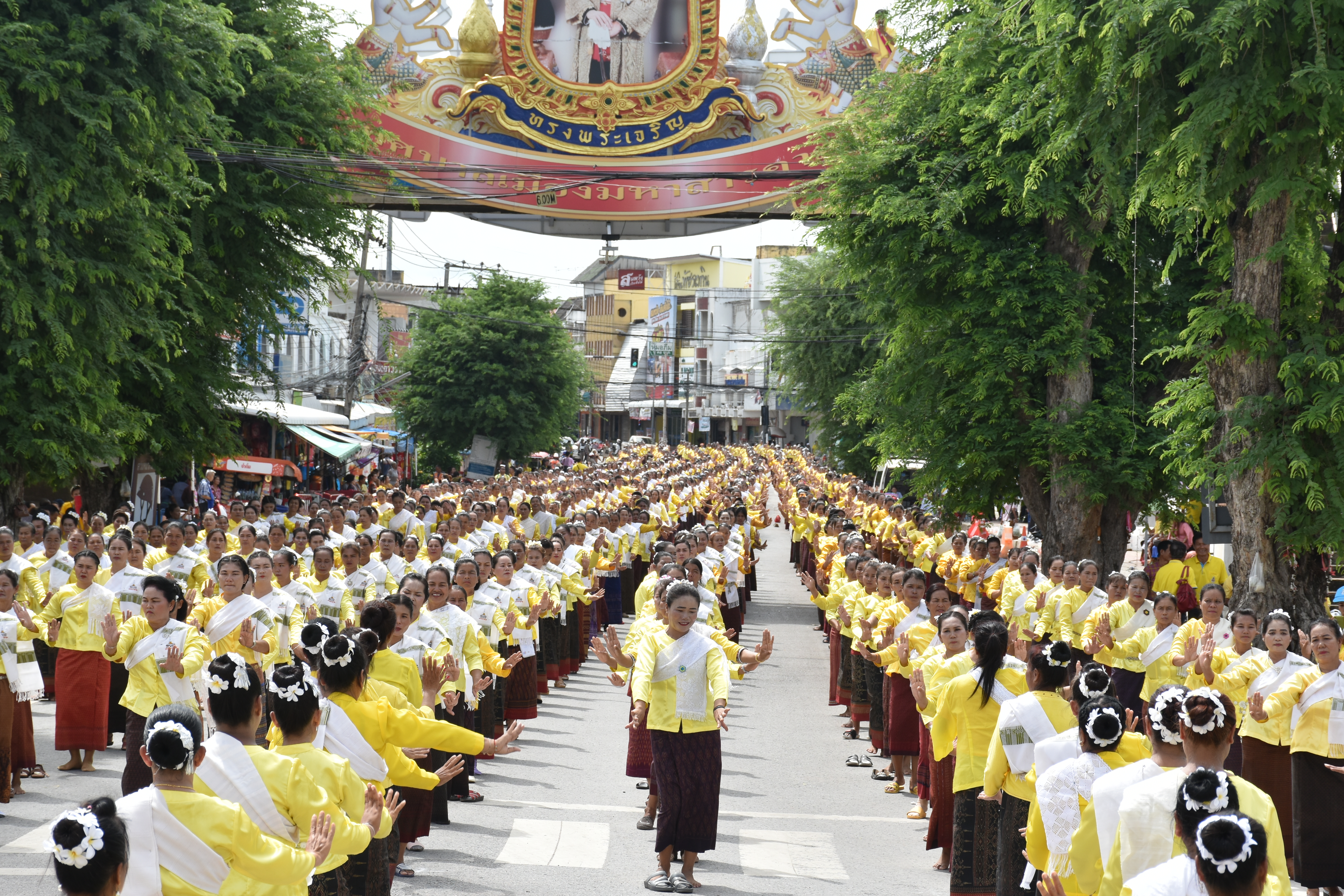 @ มหาสารคาม เมืองตักสิลานคร 22 สิงหาคม 2562 อลังการ รวมพลังสามัคคีเฉลิมฉลอง 154 ปี มหาสารคาม