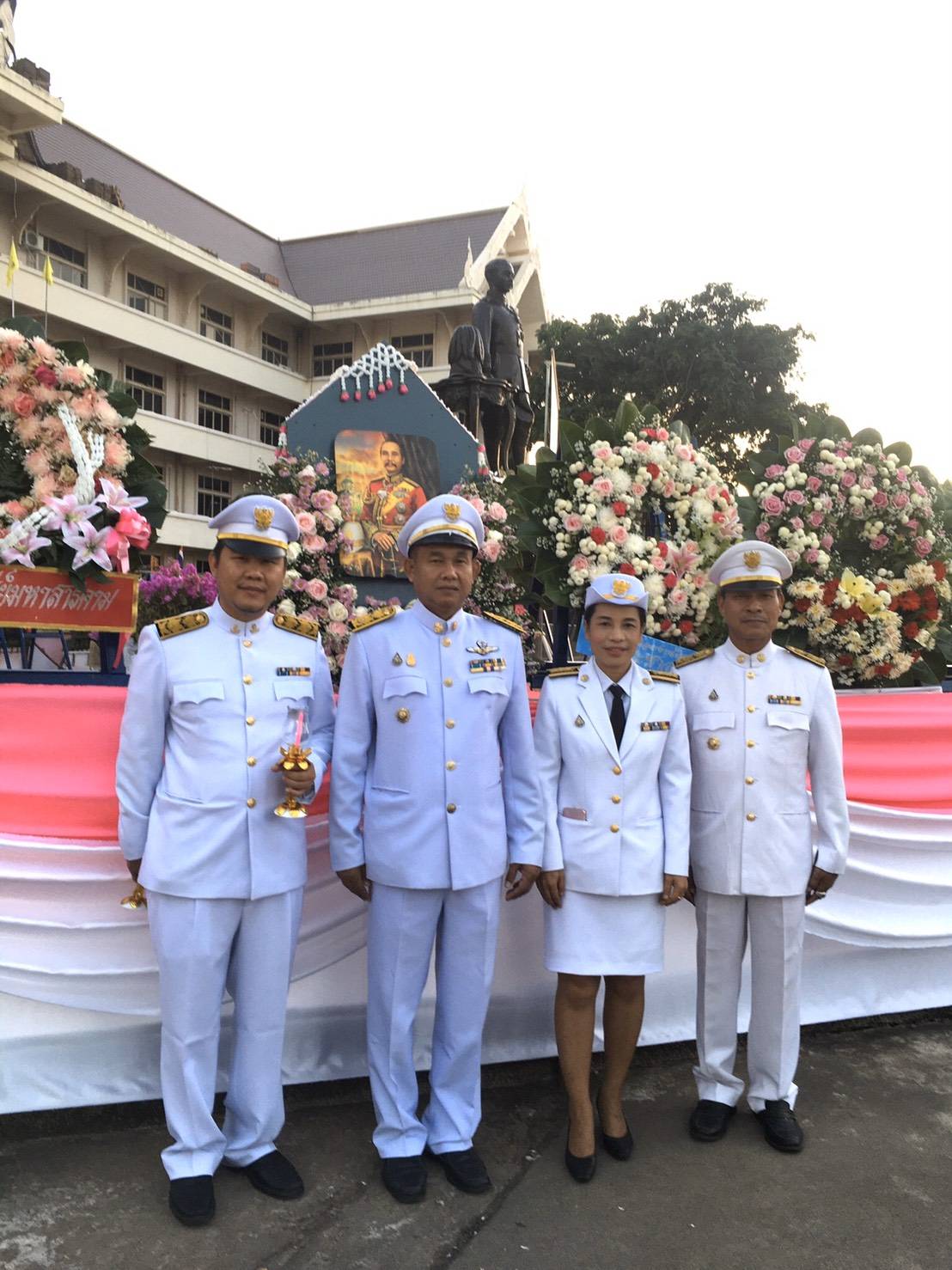 23 ตุลาคม 2562 พิธีบำเพ็ญกุศลและพิธีน้อมรำลึกเนื่องในวันคล้ายวันสวรรคตพระบาทสมเด็จพระจุลจอมเกล้าเจ้าอยู่หัว