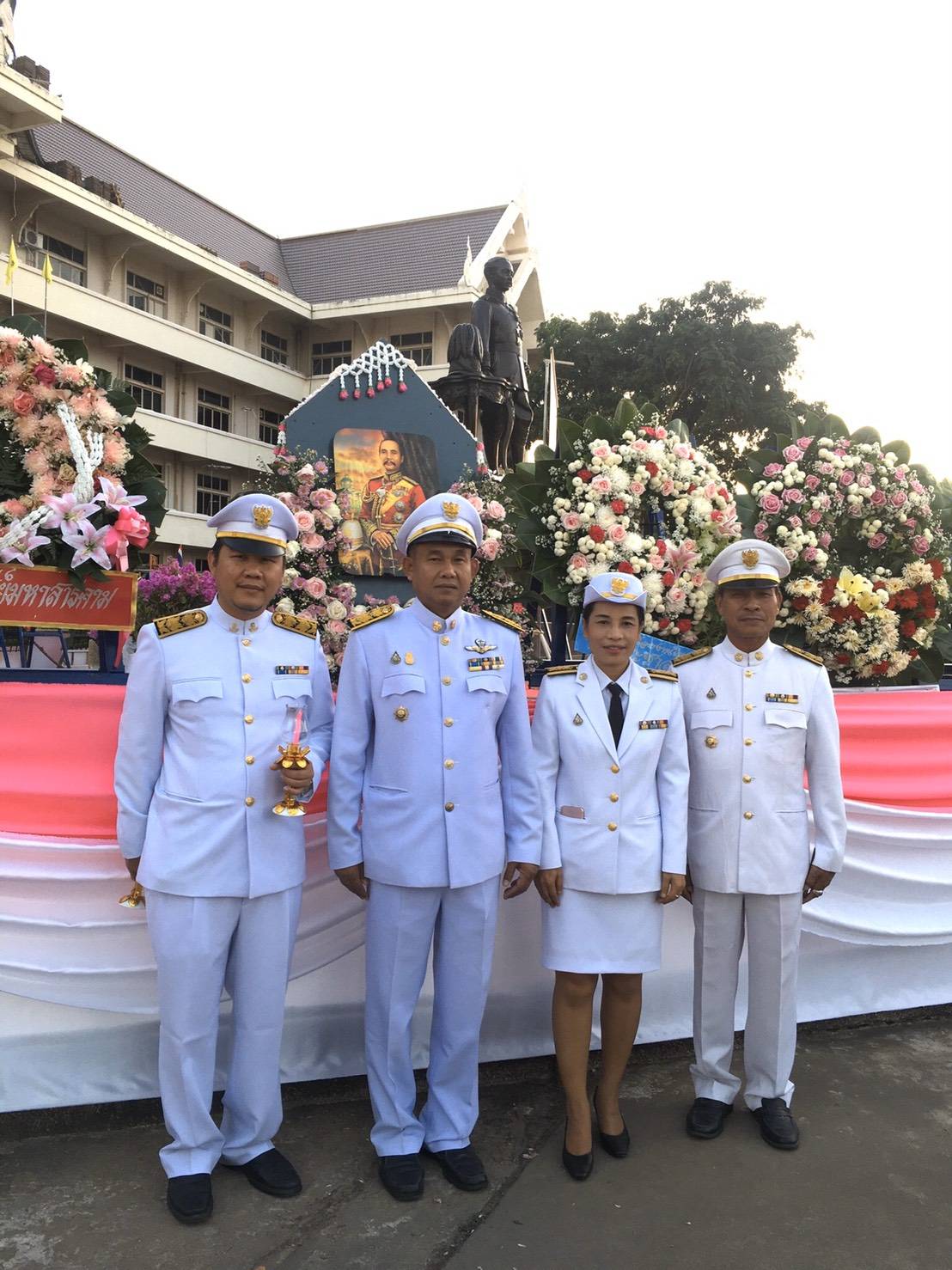 23 ตุลาคม 2562 พิธีบำเพ็ญกุศลและพิธีน้อมรำลึกเนื่องในวันคล้ายวันสวรรคตพระบาทสมเด็จพระจุลจอมเกล้าเจ้าอยู่หัว
