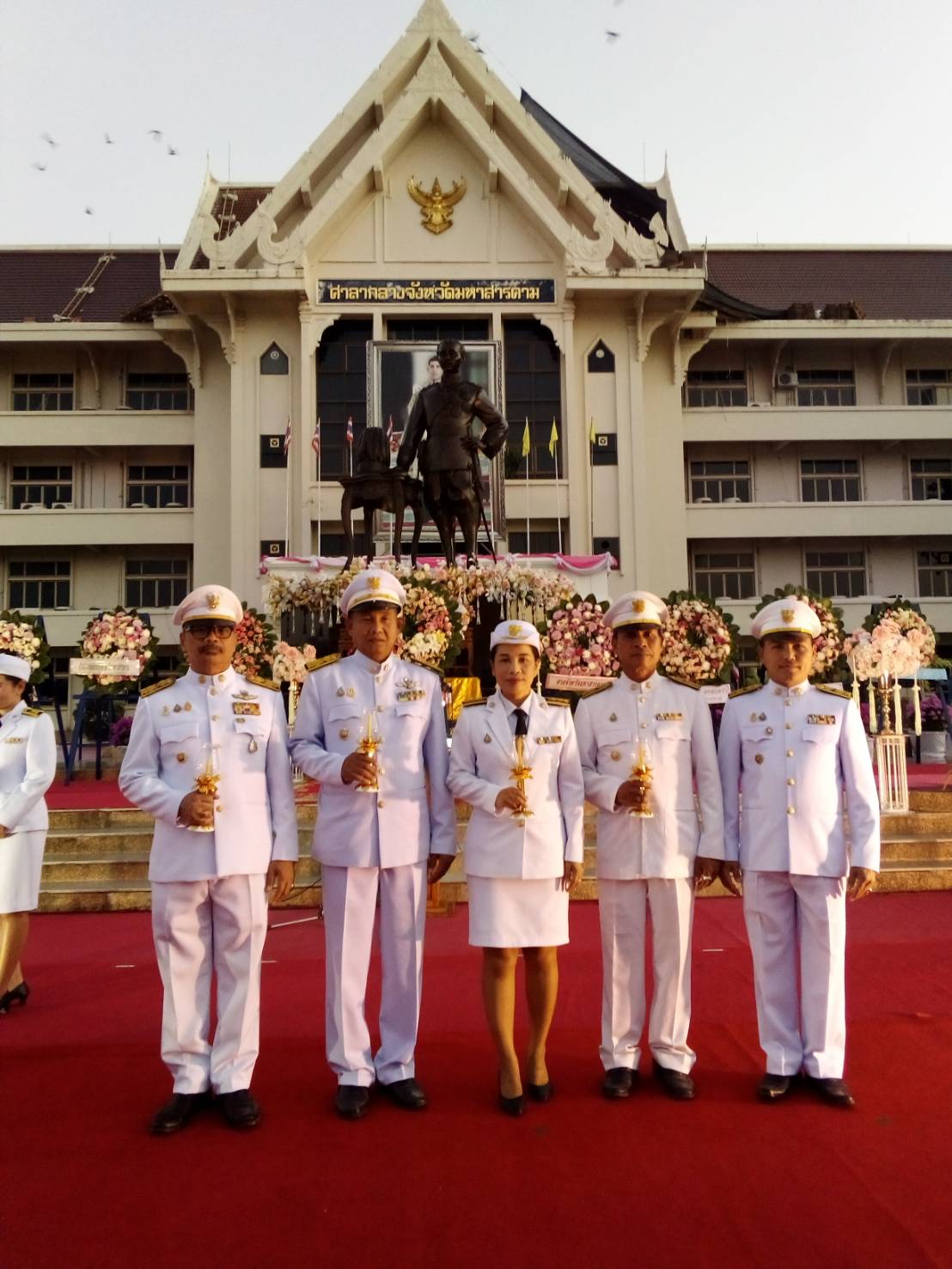 23 ตุลาคม 2562 พิธีบำเพ็ญกุศลและพิธีน้อมรำลึกเนื่องในวันคล้ายวันสวรรคตพระบาทสมเด็จพระจุลจอมเกล้าเจ้าอยู่หัว