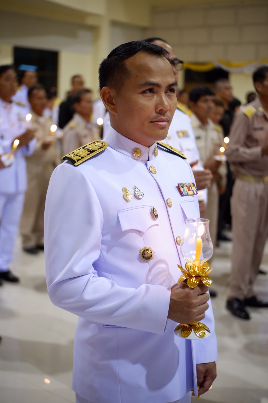 13 ตุลาคม 2562 นายพงษ์ศักดิ์ คณะมะ หัวหน้ากลุ่มงานส่งเสริมการพัฒนาชุมชน รักษาการแทน พัฒนาการจังหวัดมหาสารคาม และเจ้าหน้าที่พัฒนาชุมชนจังหวัดมหาสารคาม ร่วมพิธีบำเพ็ญกุศลและพิธีน้อมรำลึกเนื่องในวันคล้ายวันสวรรคต พระบาทสมเด็จพระบรมชนกาธิเบศร มหาภูมิพลอดุลยเดชมหาราช บรมนาถบพิตร