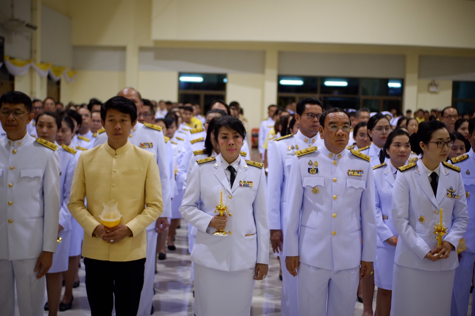 13 ตุลาคม 2562 นายพงษ์ศักดิ์ คณะมะ หัวหน้ากลุ่มงานส่งเสริมการพัฒนาชุมชน รักษาการแทน พัฒนาการจังหวัดมหาสารคาม และเจ้าหน้าที่พัฒนาชุมชนจังหวัดมหาสารคาม ร่วมพิธีบำเพ็ญกุศลและพิธีน้อมรำลึกเนื่องในวันคล้ายวันสวรรคต พระบาทสมเด็จพระบรมชนกาธิเบศร มหาภูมิพลอดุลยเดชมหาราช บรมนาถบพิตร