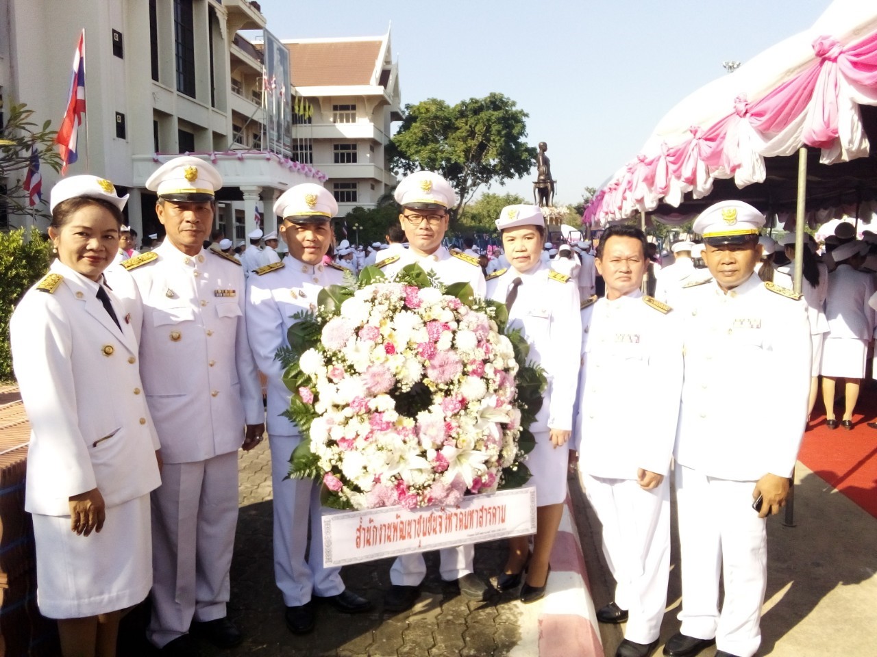 23 ตุลาคม 2562 พิธีบำเพ็ญกุศลและพิธีน้อมรำลึกเนื่องในวันคล้ายวันสวรรคตพระบาทสมเด็จพระจุลจอมเกล้าเจ้าอยู่หัว