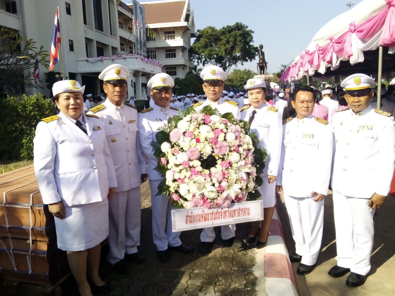 23 ตุลาคม 2562 พิธีบำเพ็ญกุศลและพิธีน้อมรำลึกเนื่องในวันคล้ายวันสวรรคตพระบาทสมเด็จพระจุลจอมเกล้าเจ้าอยู่หัว