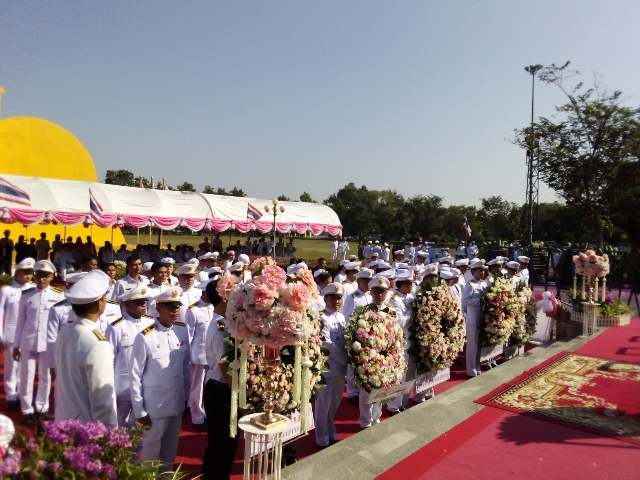 23 ตุลาคม 2562 พิธีบำเพ็ญกุศลและพิธีน้อมรำลึกเนื่องในวันคล้ายวันสวรรคตพระบาทสมเด็จพระจุลจอมเกล้าเจ้าอยู่หัว