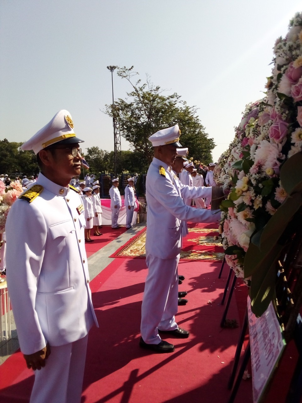 23 ตุลาคม 2562 พิธีบำเพ็ญกุศลและพิธีน้อมรำลึกเนื่องในวันคล้ายวันสวรรคตพระบาทสมเด็จพระจุลจอมเกล้าเจ้าอยู่หัว