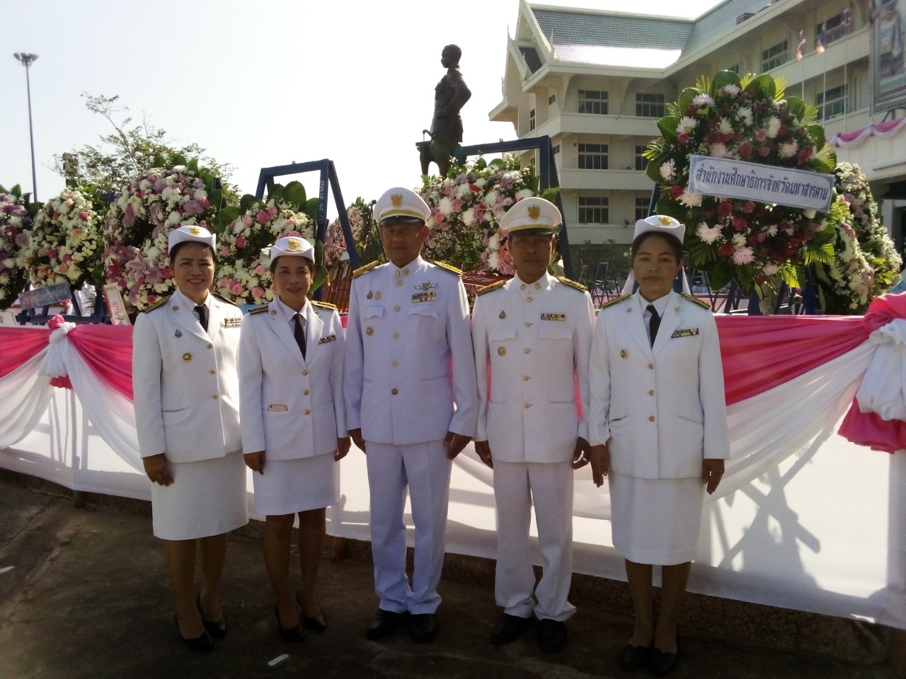 23 ตุลาคม 2562 พิธีบำเพ็ญกุศลและพิธีน้อมรำลึกเนื่องในวันคล้ายวันสวรรคตพระบาทสมเด็จพระจุลจอมเกล้าเจ้าอยู่หัว